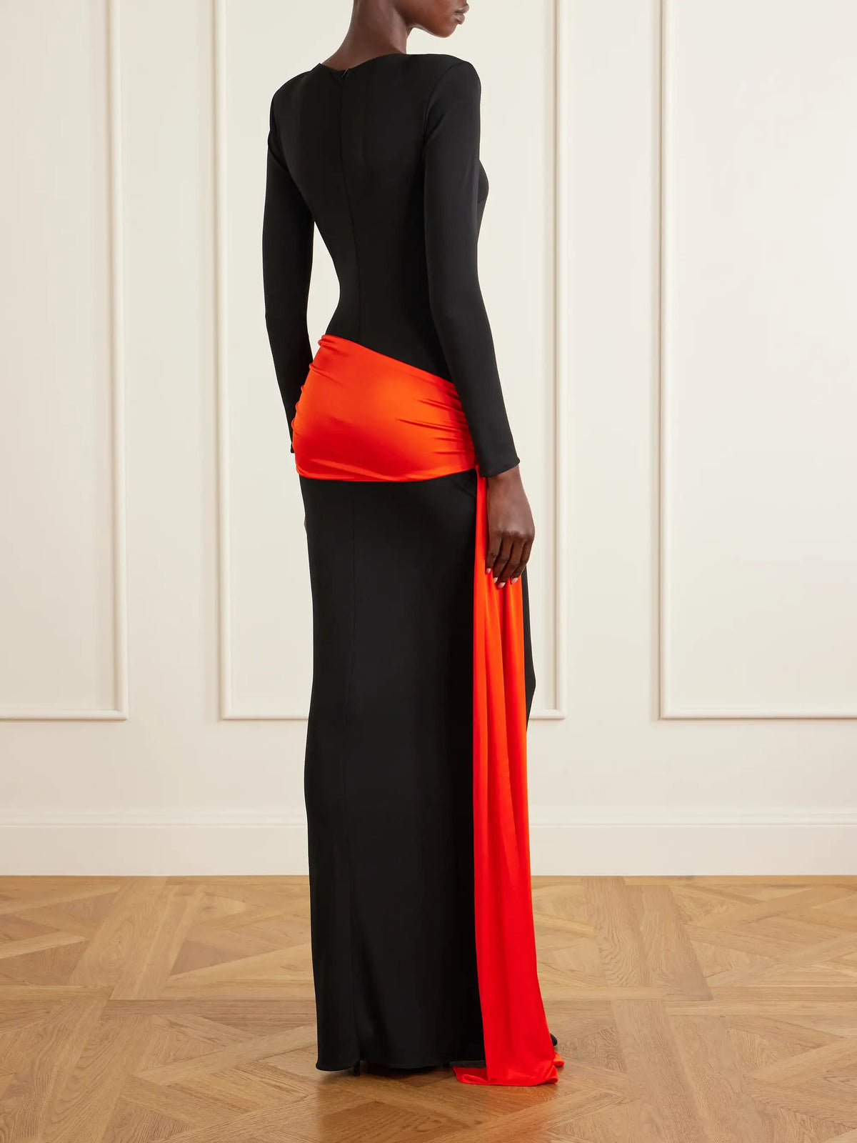Ilkyaz Ozel Heat Train Stretch-jersey Gown