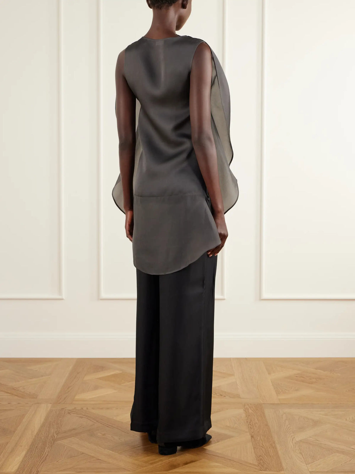 Ruohan Ikra Silk-organza Blouse