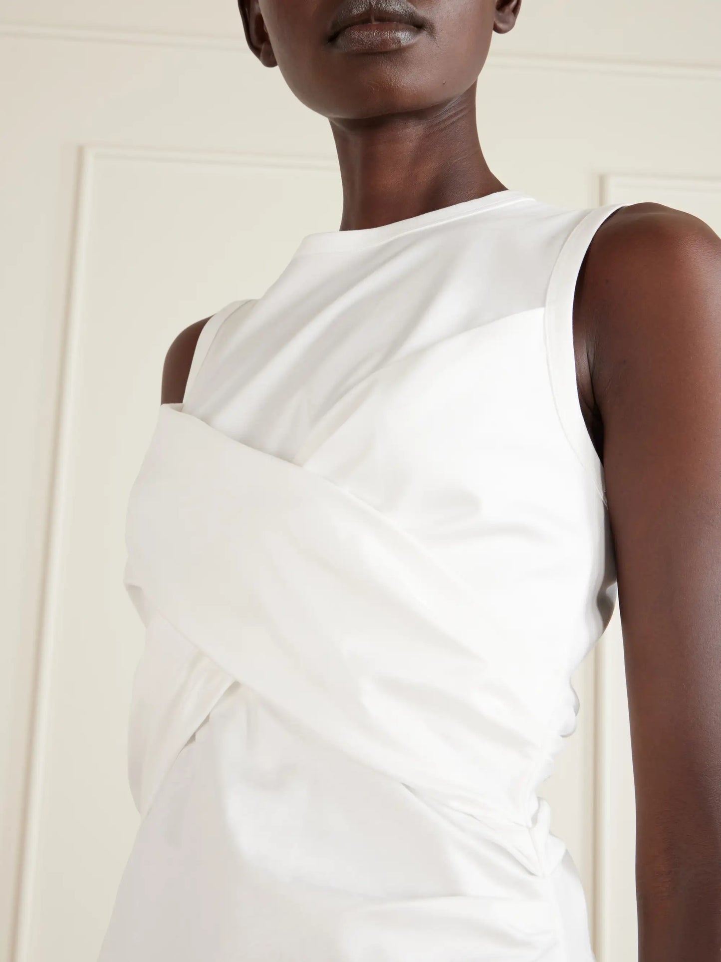 Zafira Cotton-jersey Midi Dress