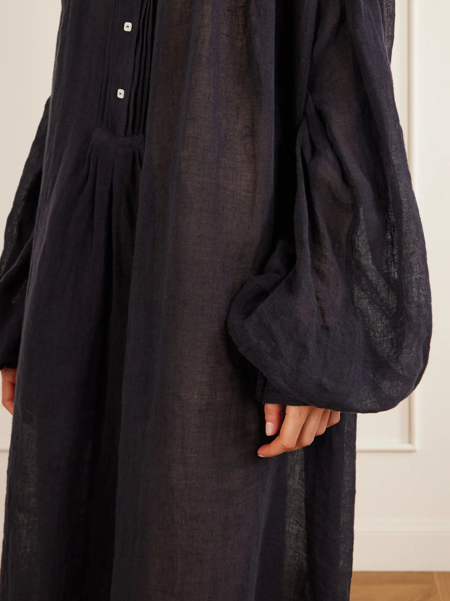 Carmen Linen Maxi Dress