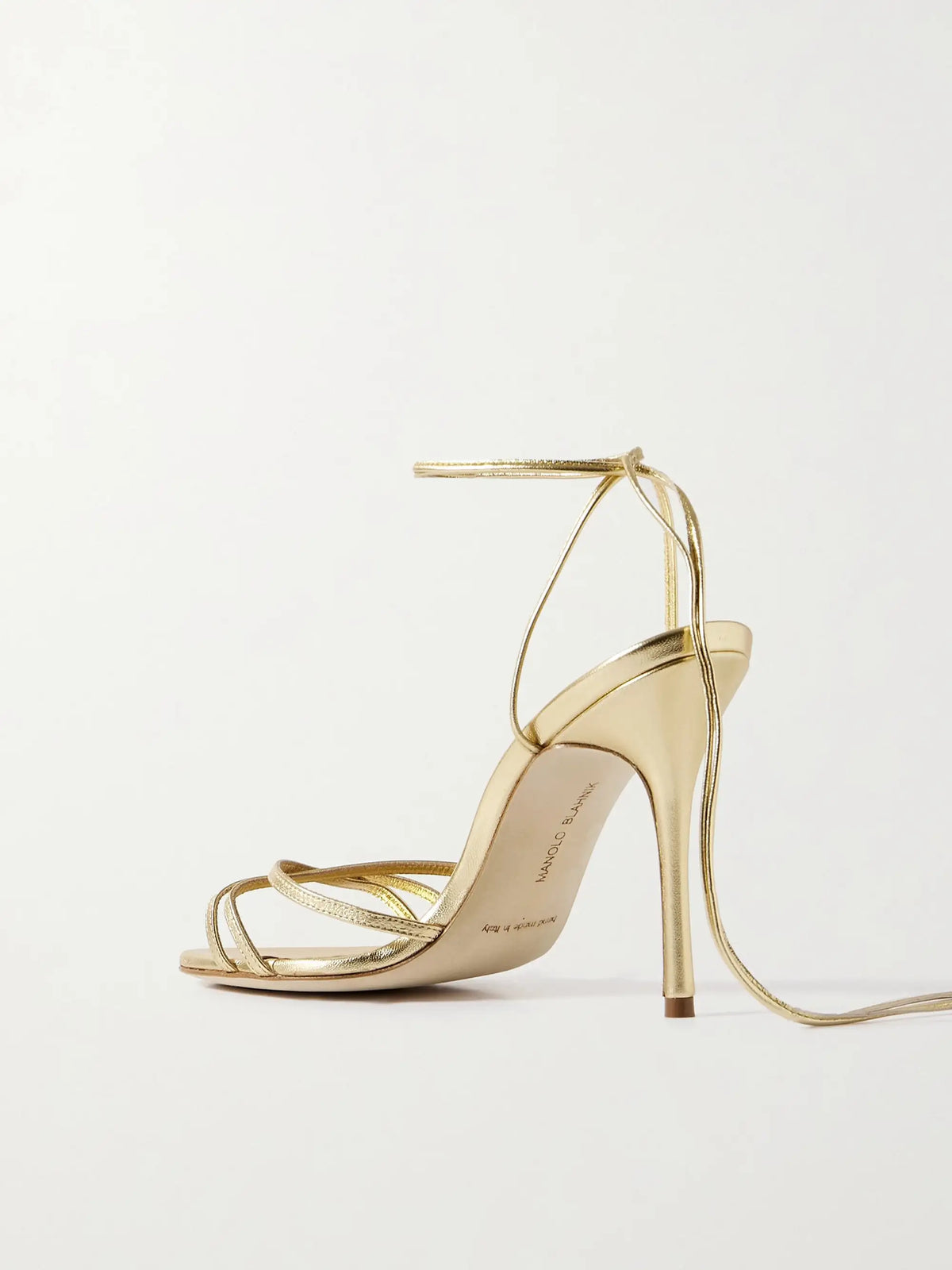 Leva 105 Metallic Leather Sandals