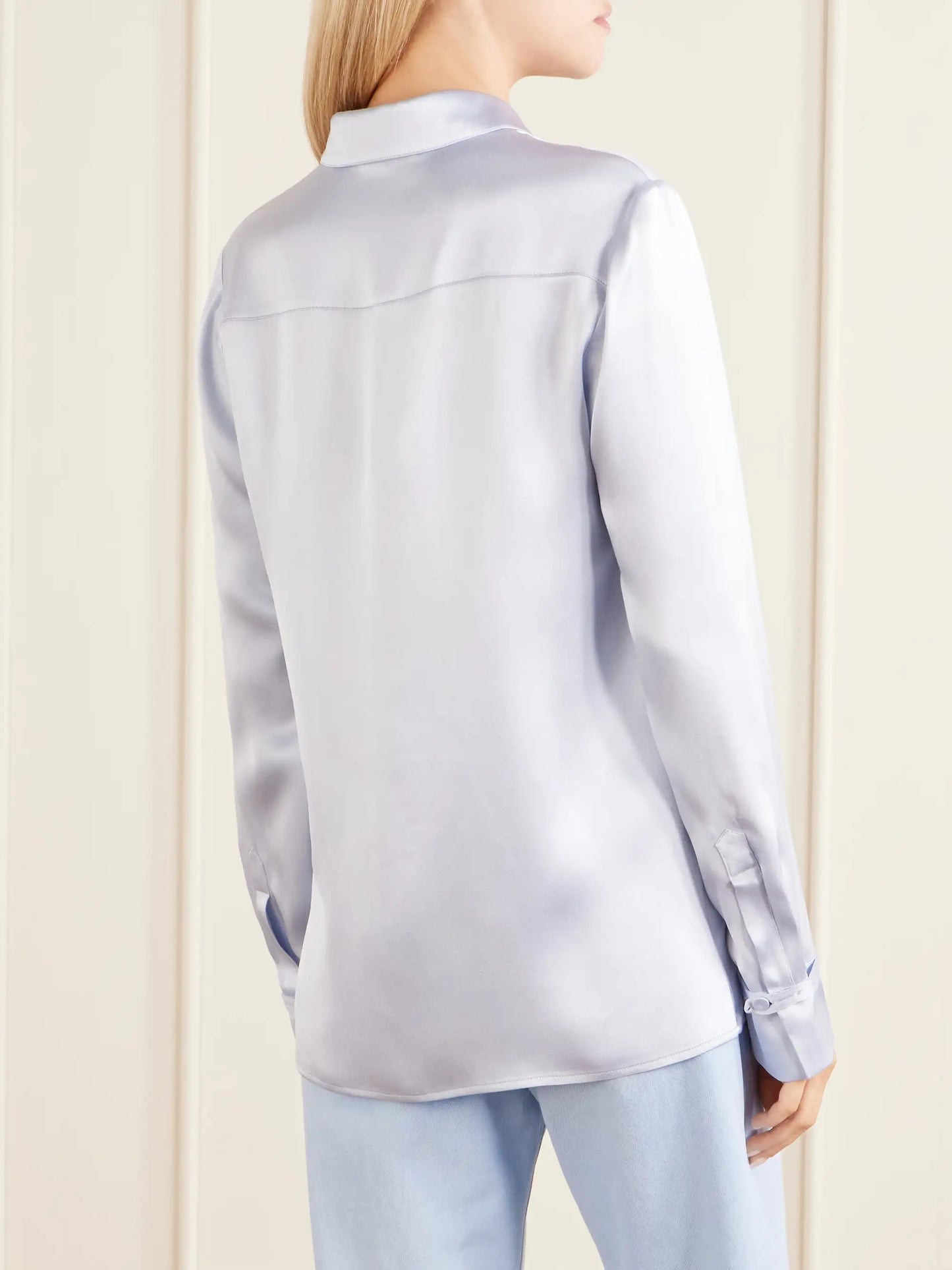 Cruz Silk-satin Shirt