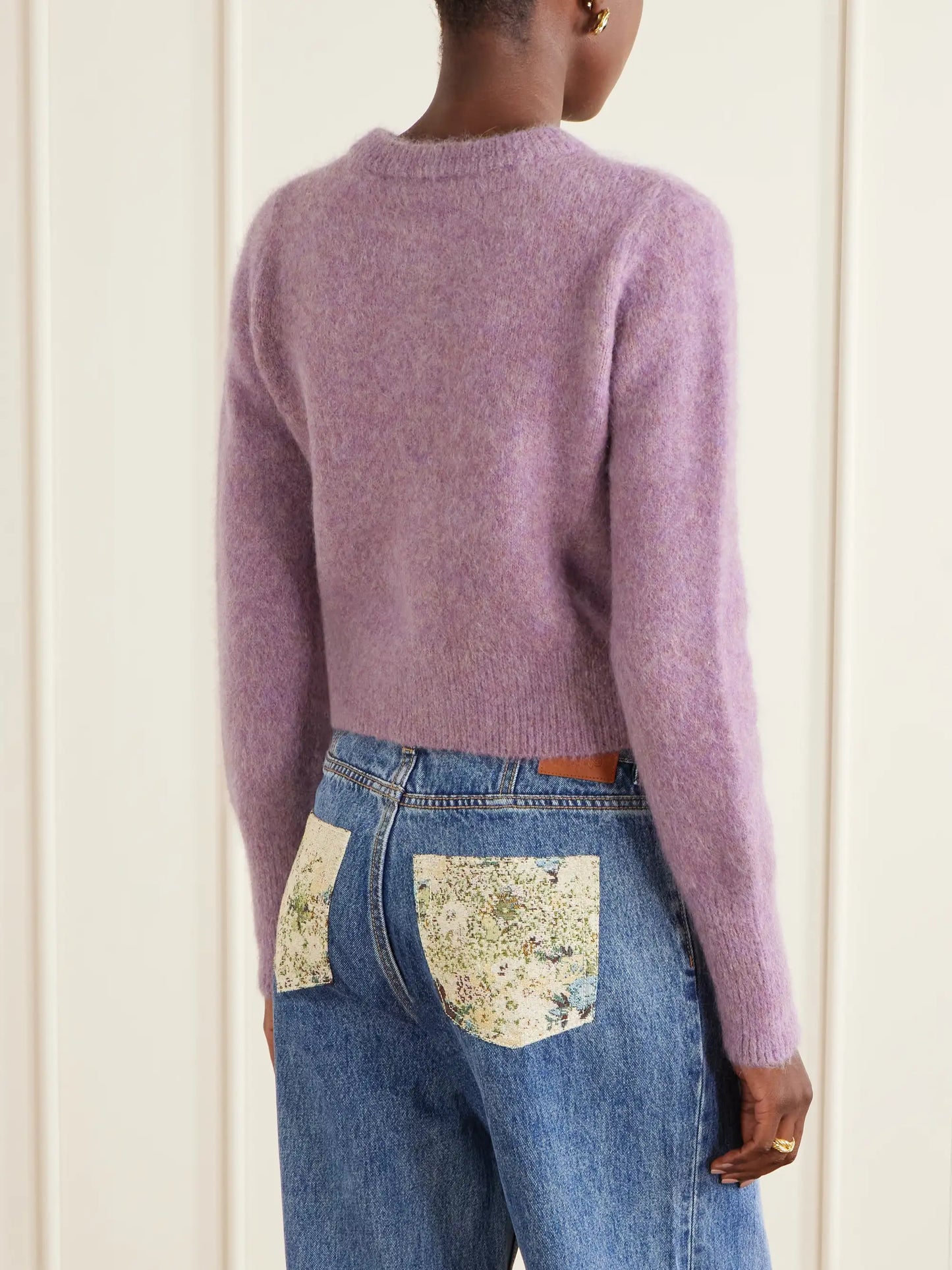 Reggie Sequin-embellished Mohair, Alpaca And Wool-blend Cardigan