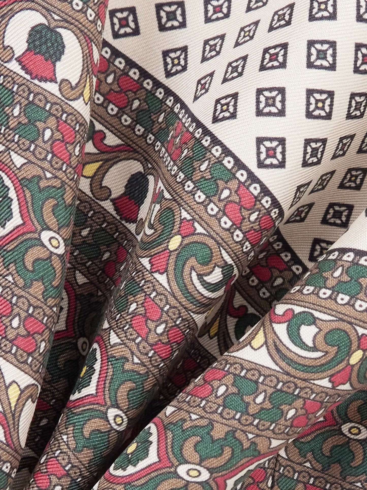 Valerio Printed Silk-twill Wide-leg Pants