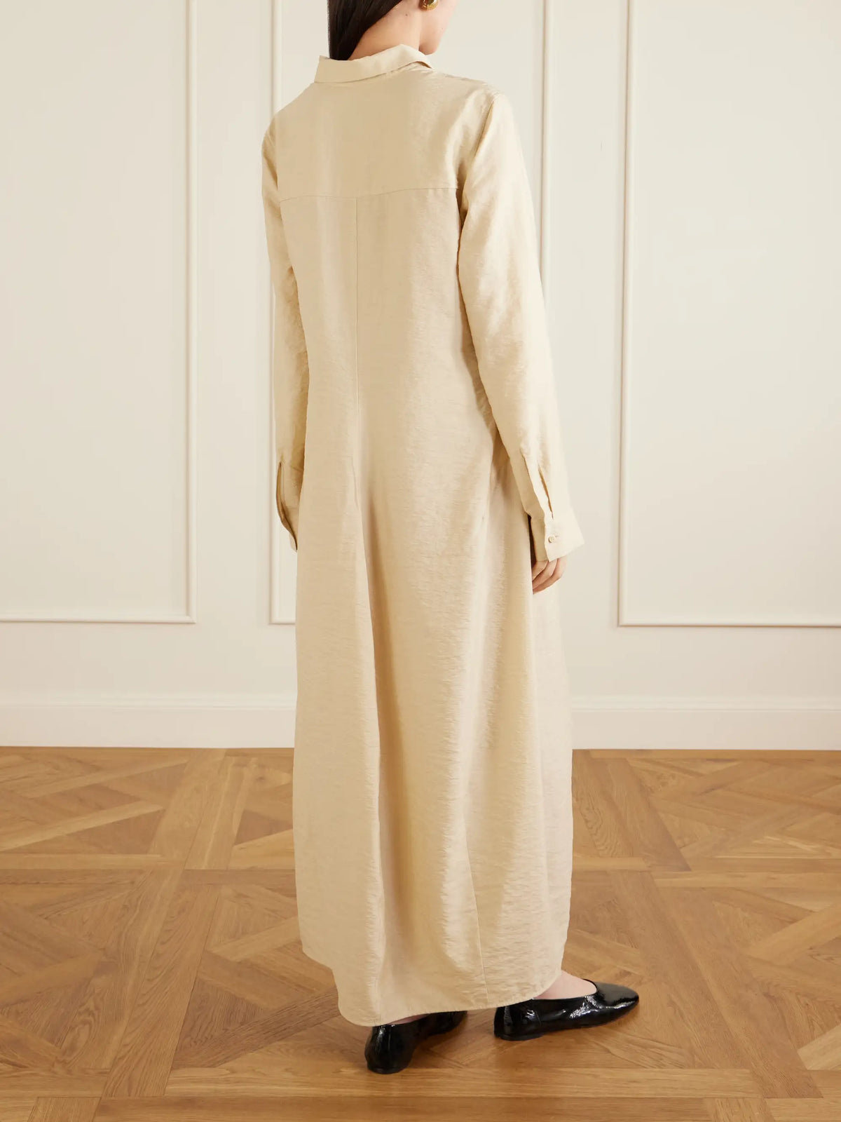 TOTEME Parachute Silk-blend Maxi Dress