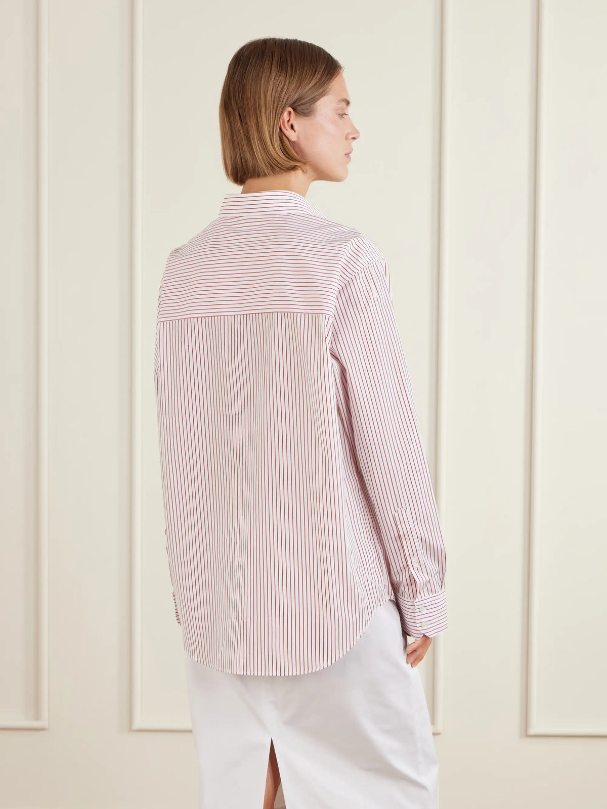 RÓHE Striped Cotton-poplin Shirt
