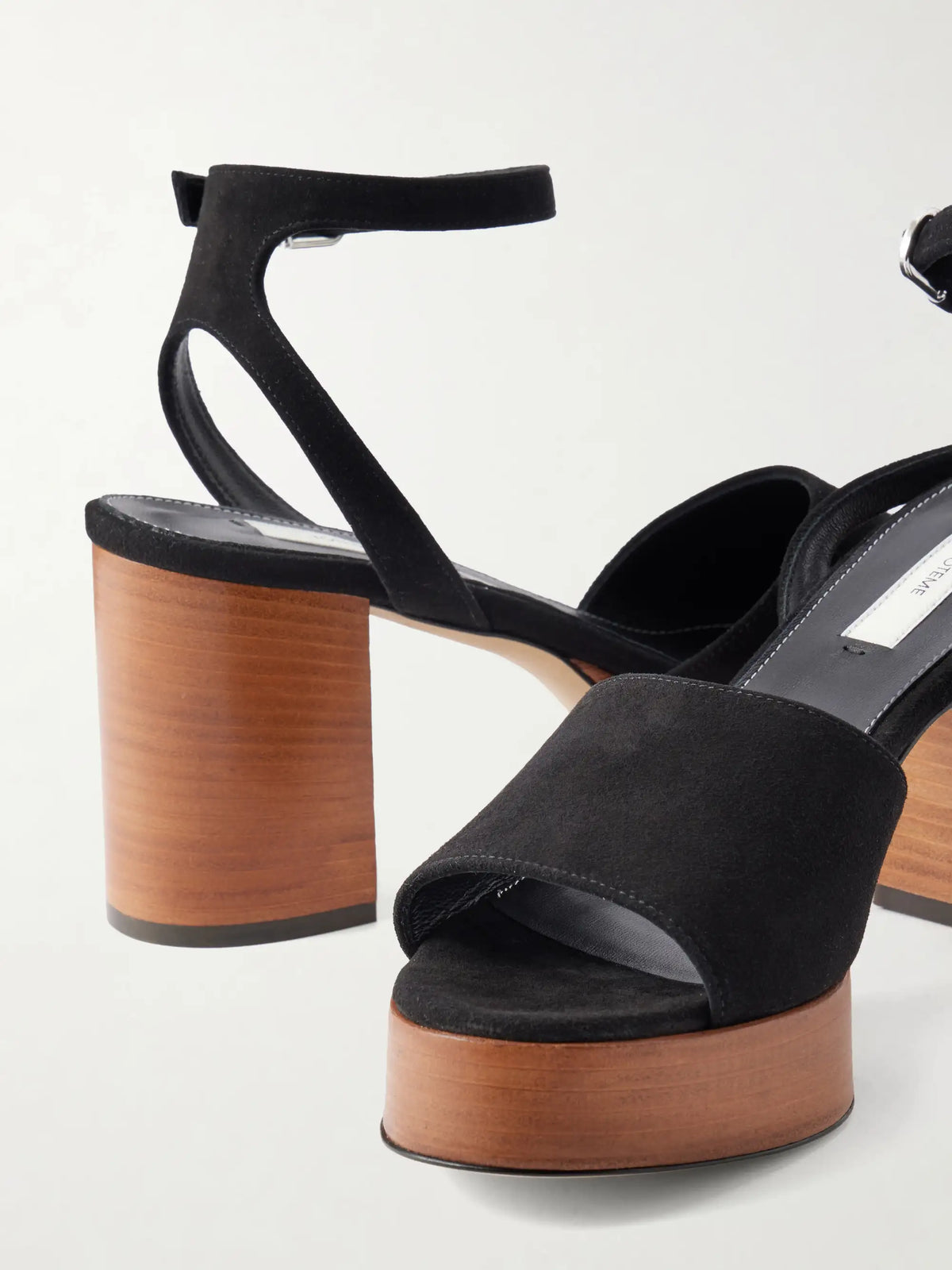 TOTEME Suede Platform Sandals