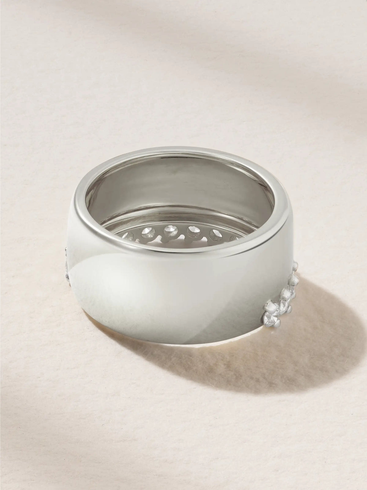 Grignotée 18-karat White Gold Diamond Ring