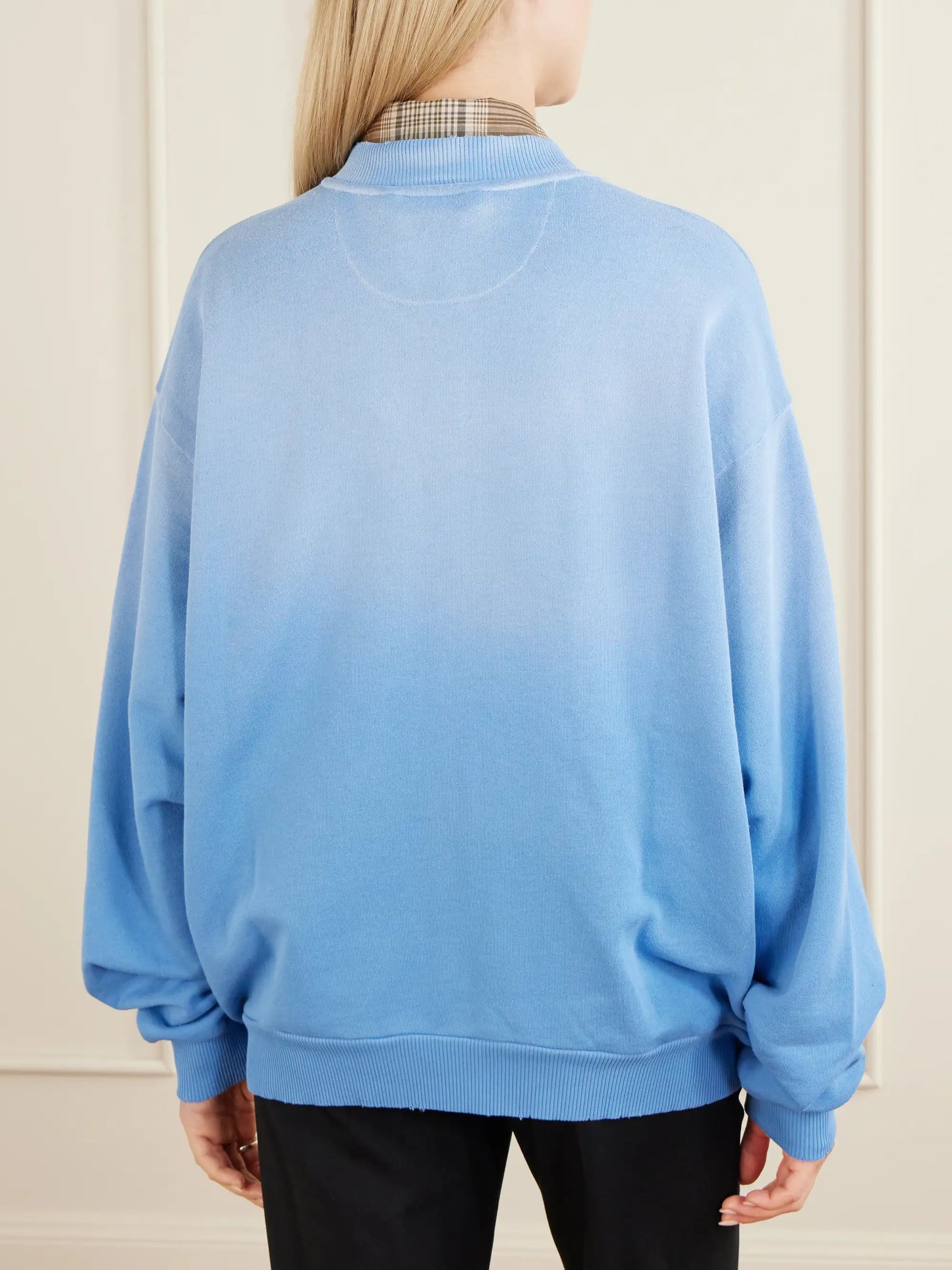 Fiah Garment-dyed Printed Cotton-blend Jersey Zip-up Sweatshirt