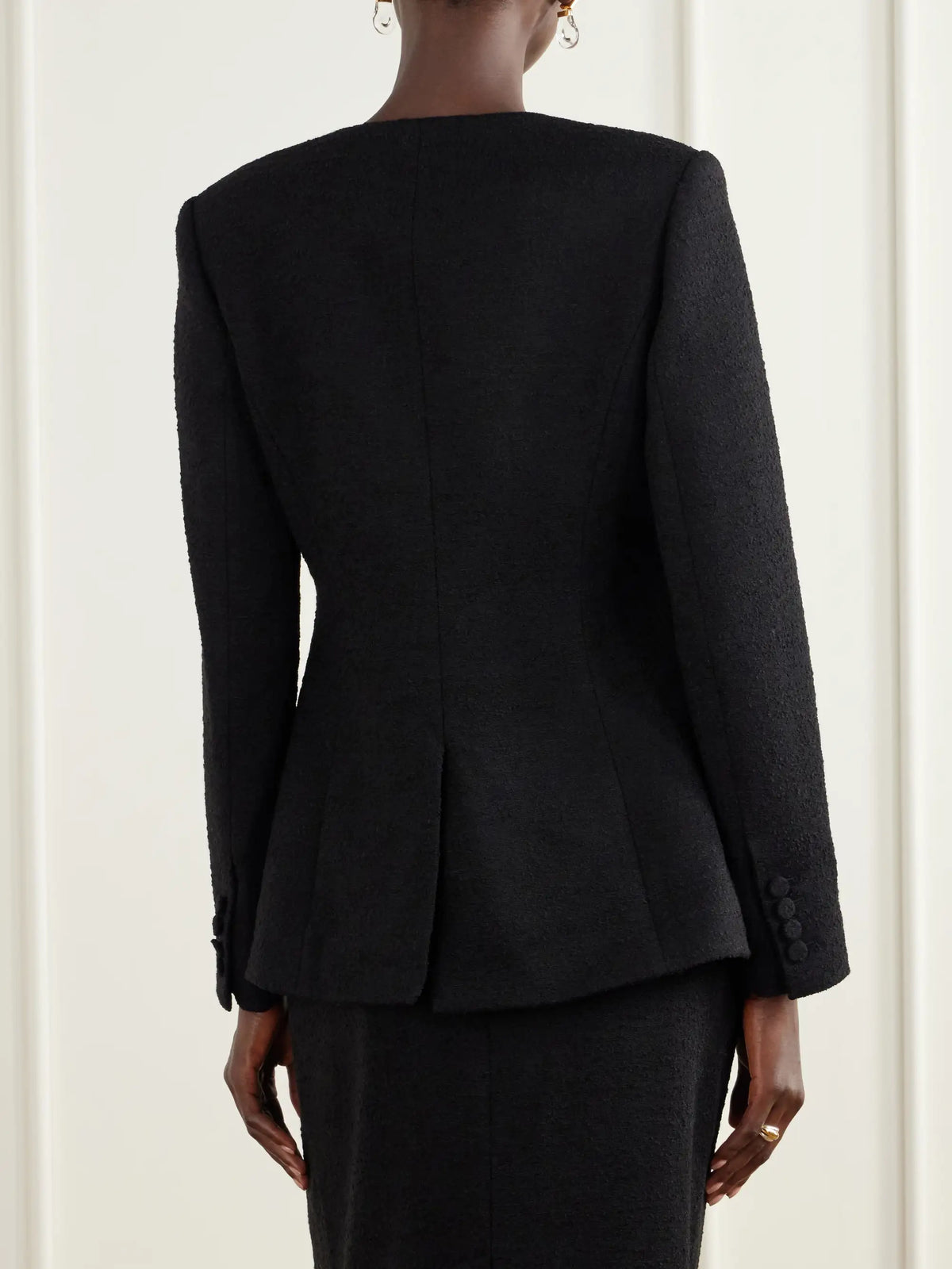 Heirlome Matilde Wool-blend Twill Jacket
