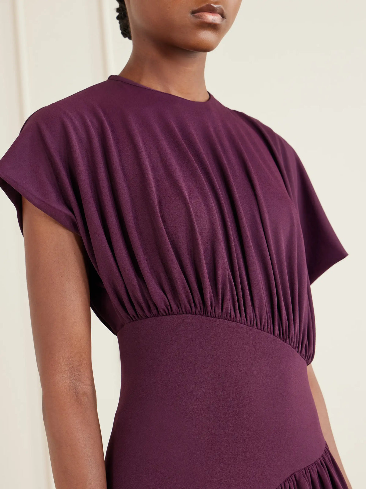 Draped Stretch-jersey Maxi Dress