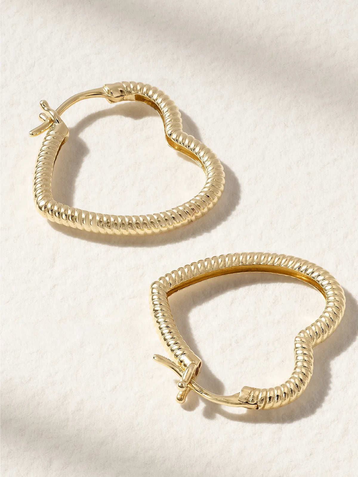 9-karat Gold Hoop Earrings