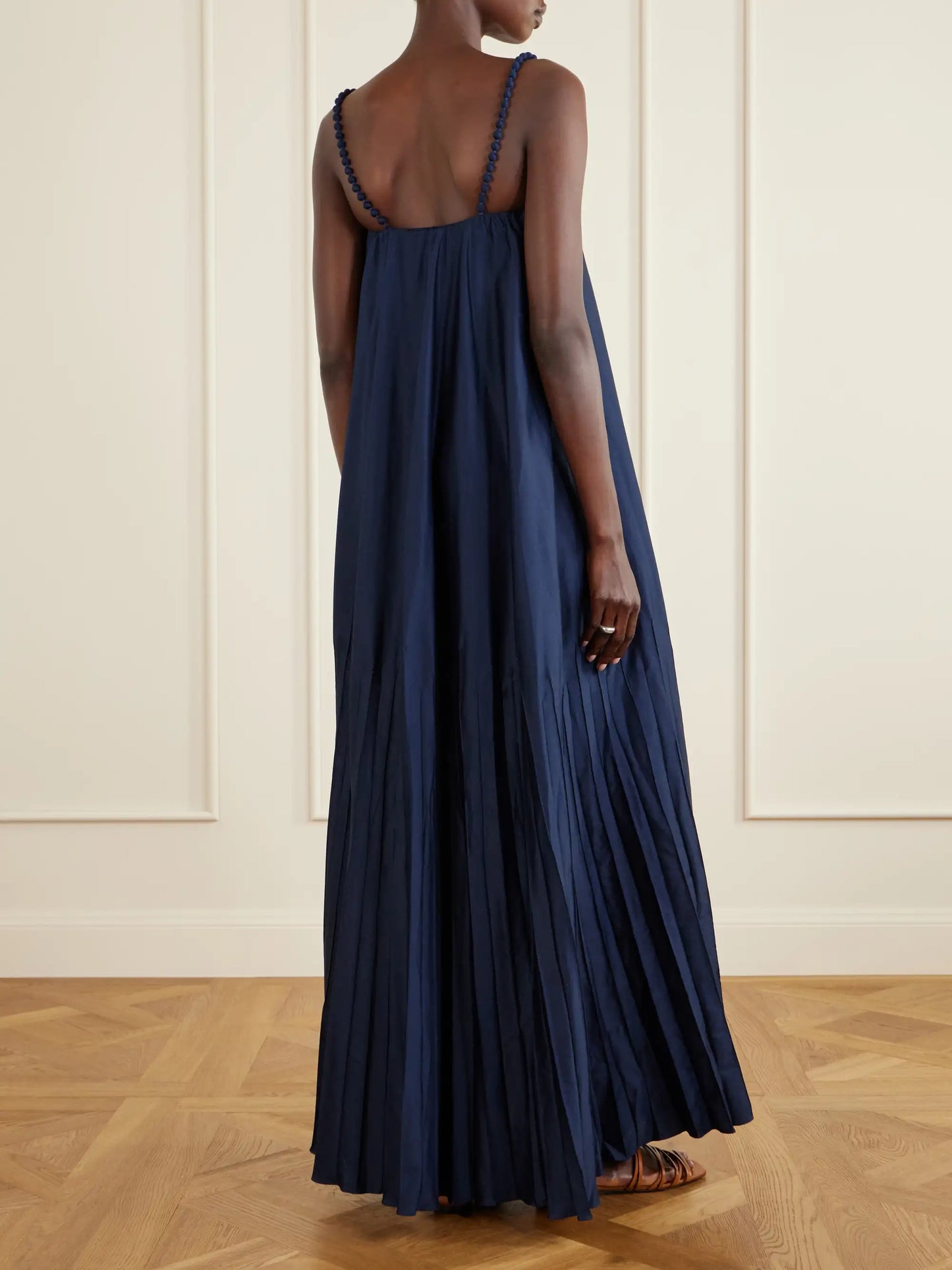 Asali Contigo Cotton-poplin Maxi Dress
