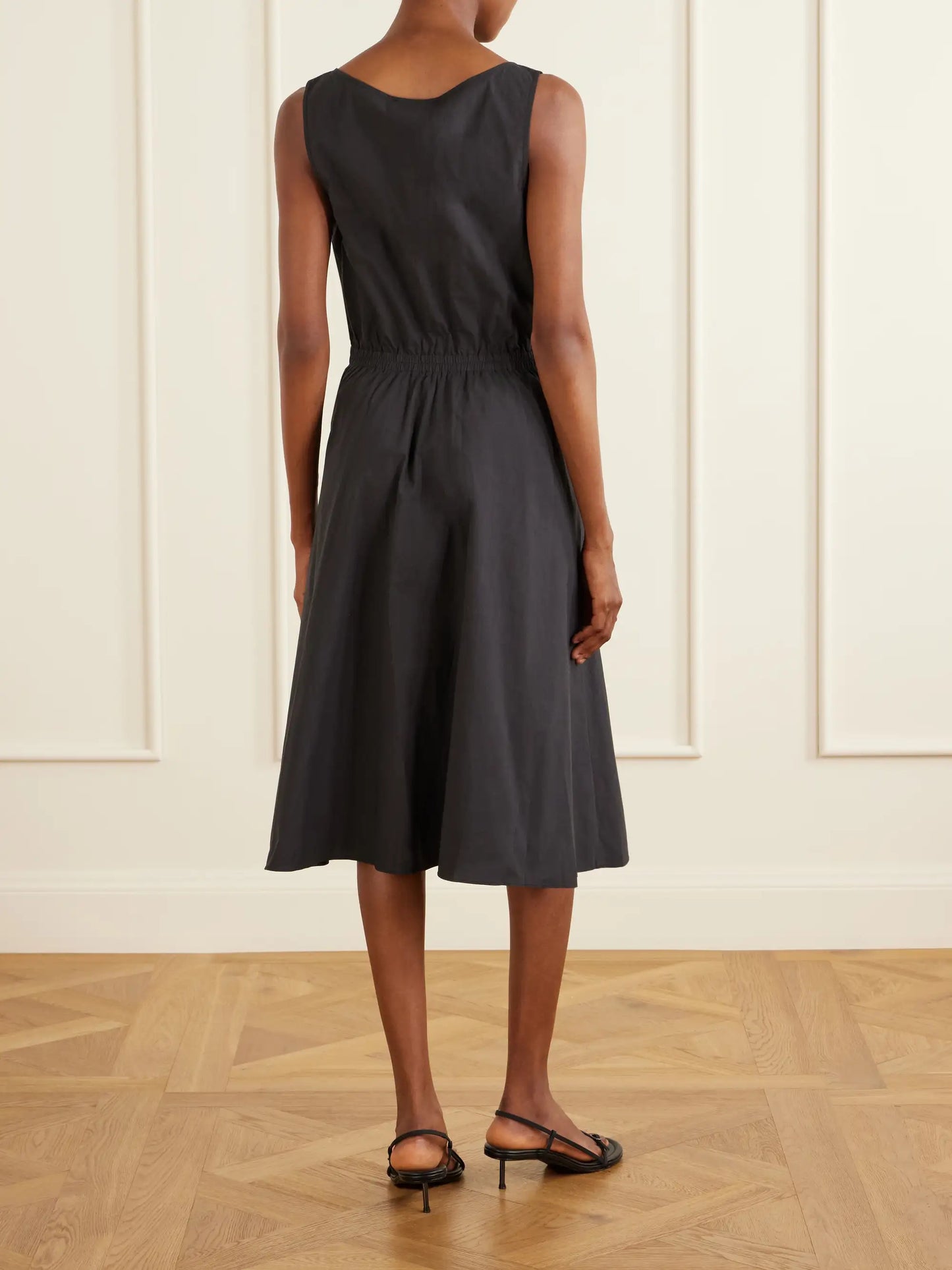 Organic Cotton-poplin Midi Dress