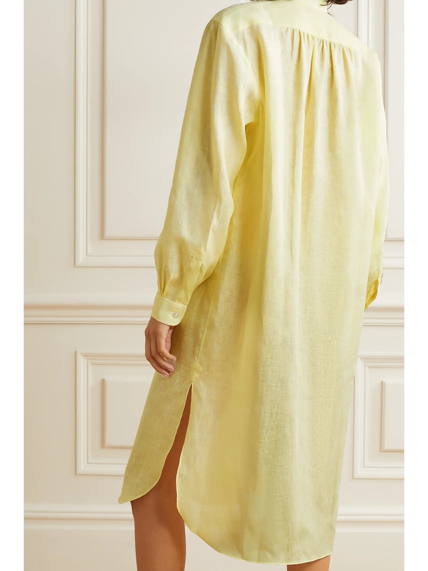Elysee Oversized Linen Nightdress