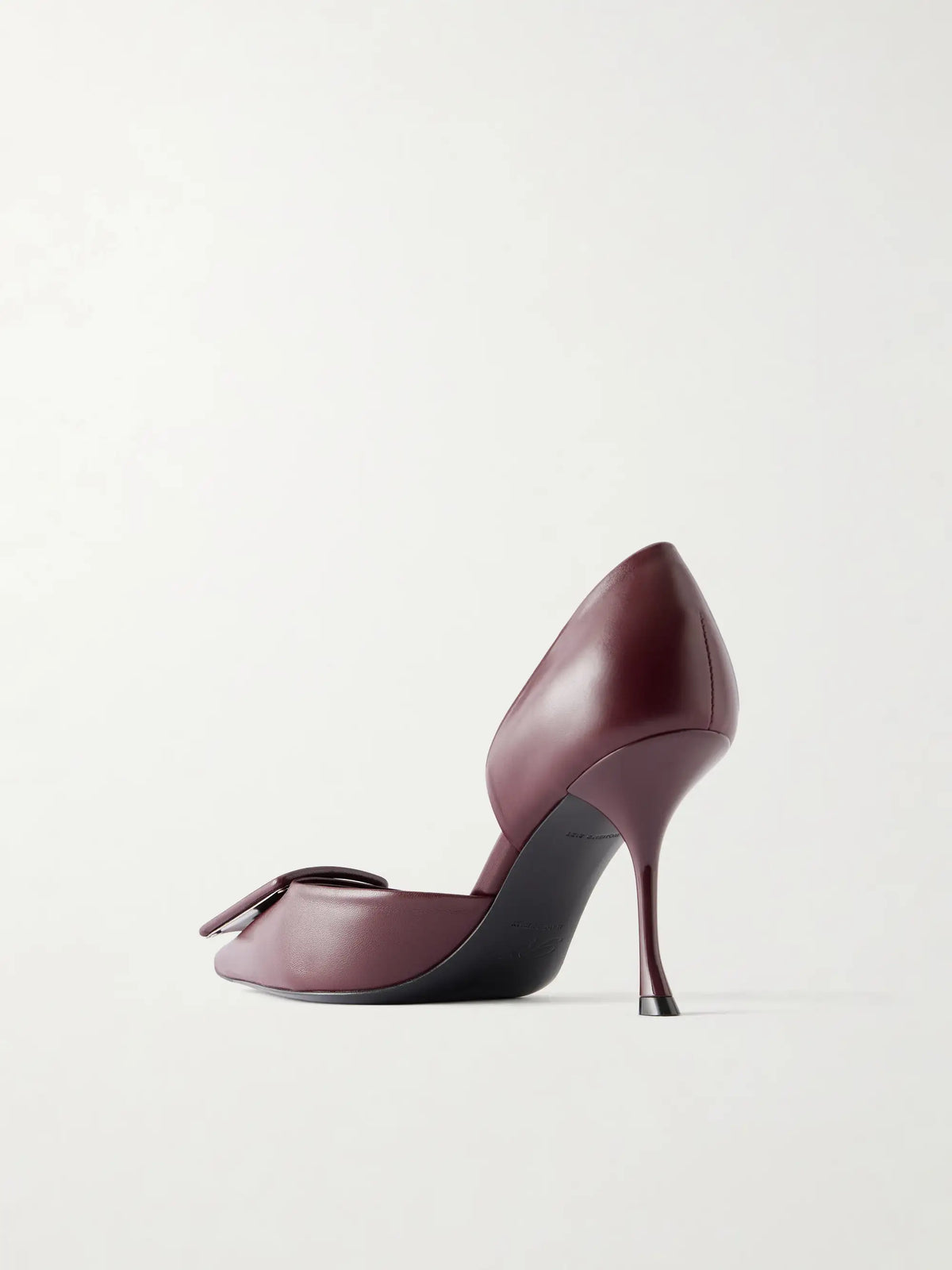 Ville Dorsay 85 Leather Pumps