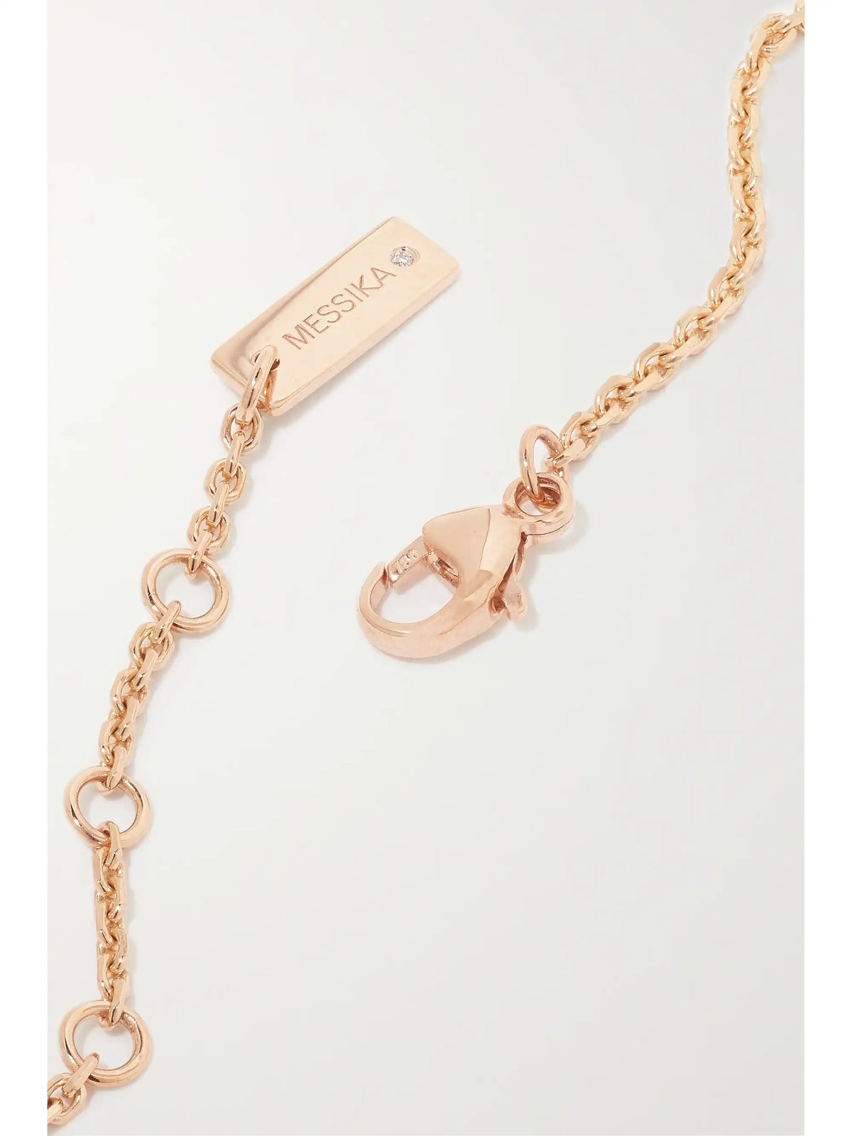 Lucky Move 18-karat Rose Gold, Onyx And Diamond Bracelet
