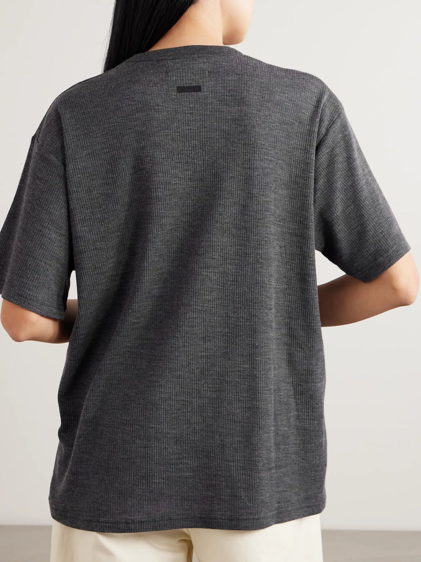 Ribbed Wool T-shirt