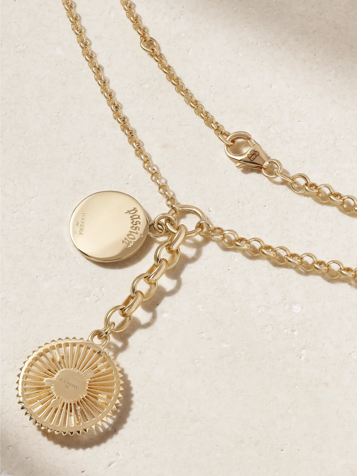 Resilience And Passion 18-karat Gold, Enamel And Diamond Necklace