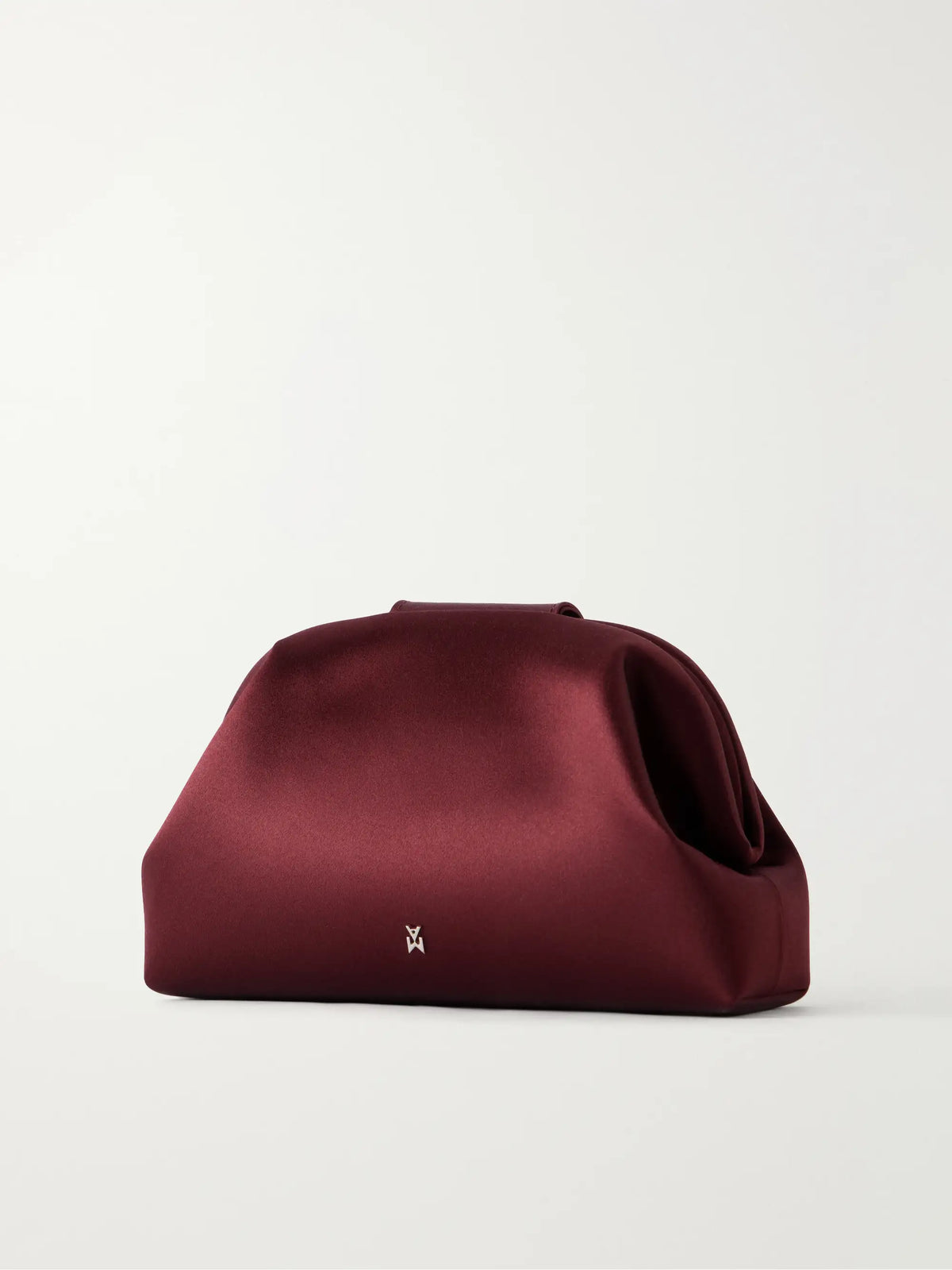 Amina Muaddi Camelia Crystal-embellished Satin Clutch