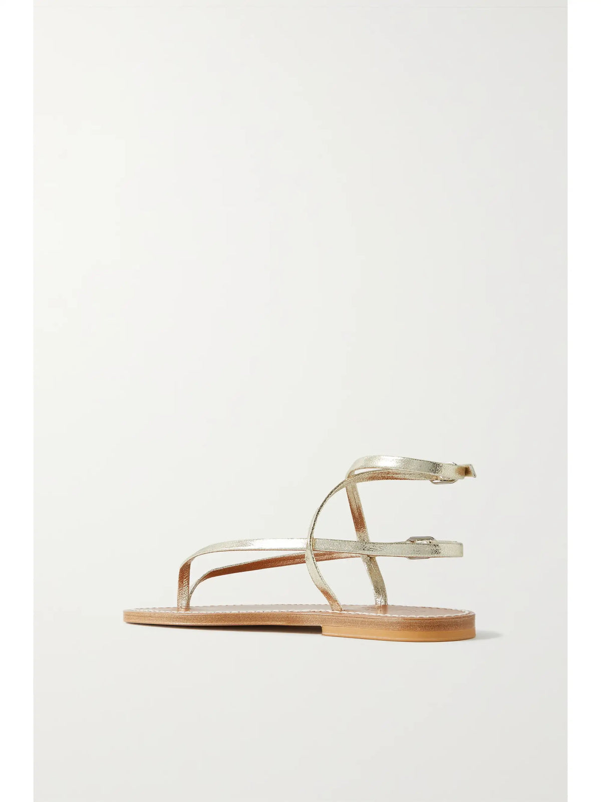 + Net Sustain Abako Metallic Leather Sandals