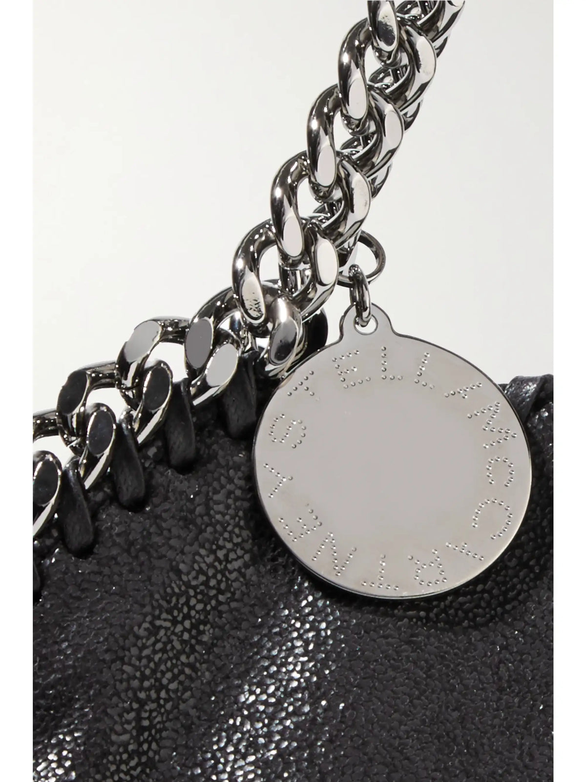 The Falabella Medium Faux Brushed-leather Shoulder Bag