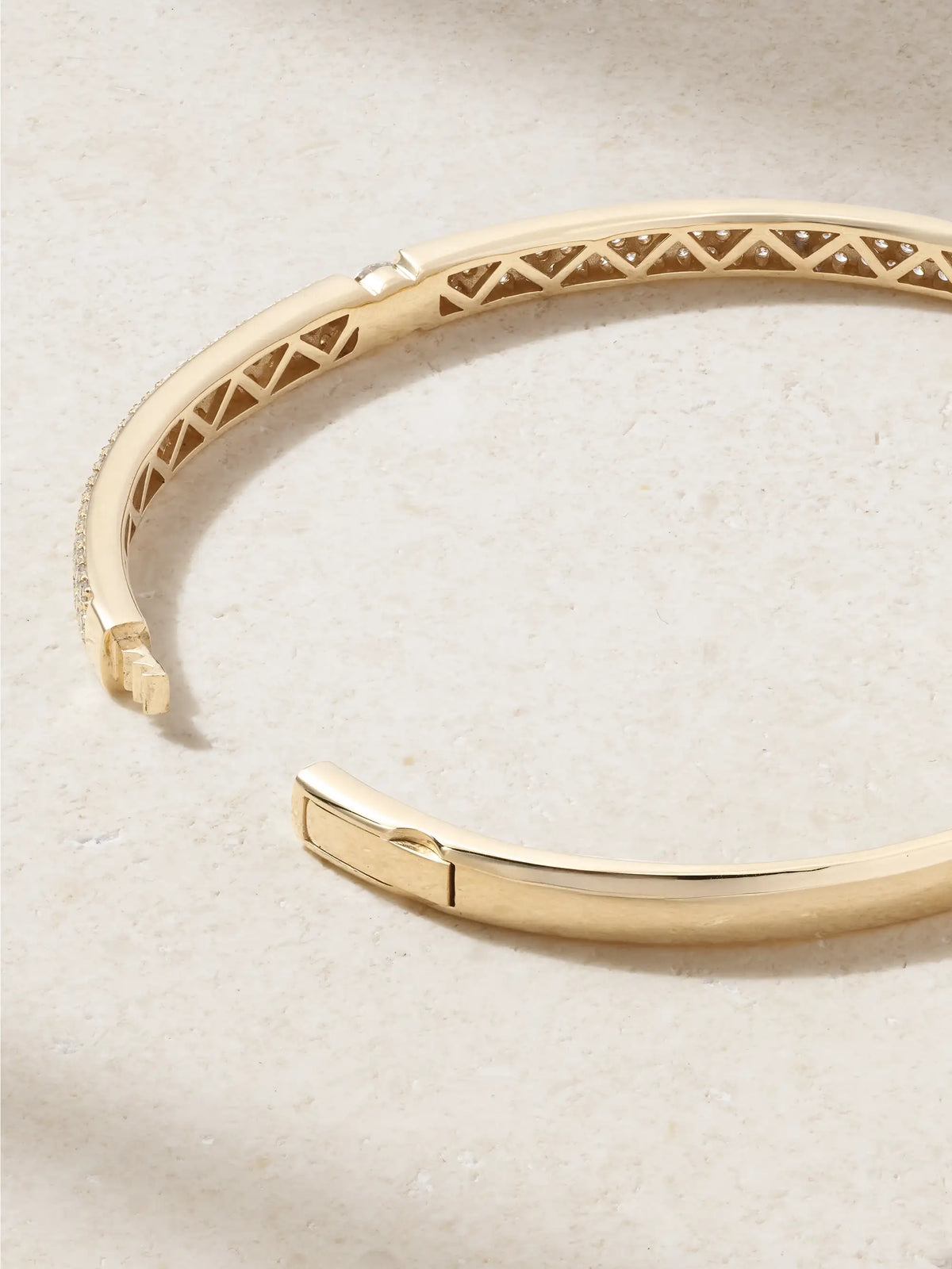 Zeus 18-karat Gold Diamond Bracelet