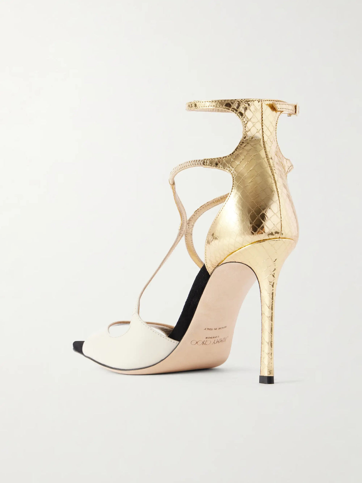 Azia 95 Metallic Leather Sandals