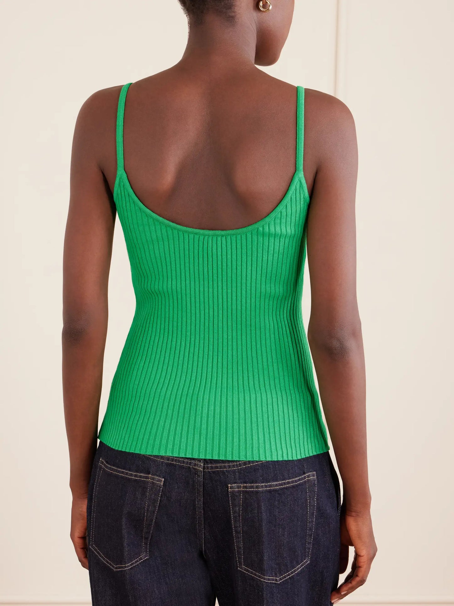 Reedition Logo-appliquéd Ribbed-knit Tank