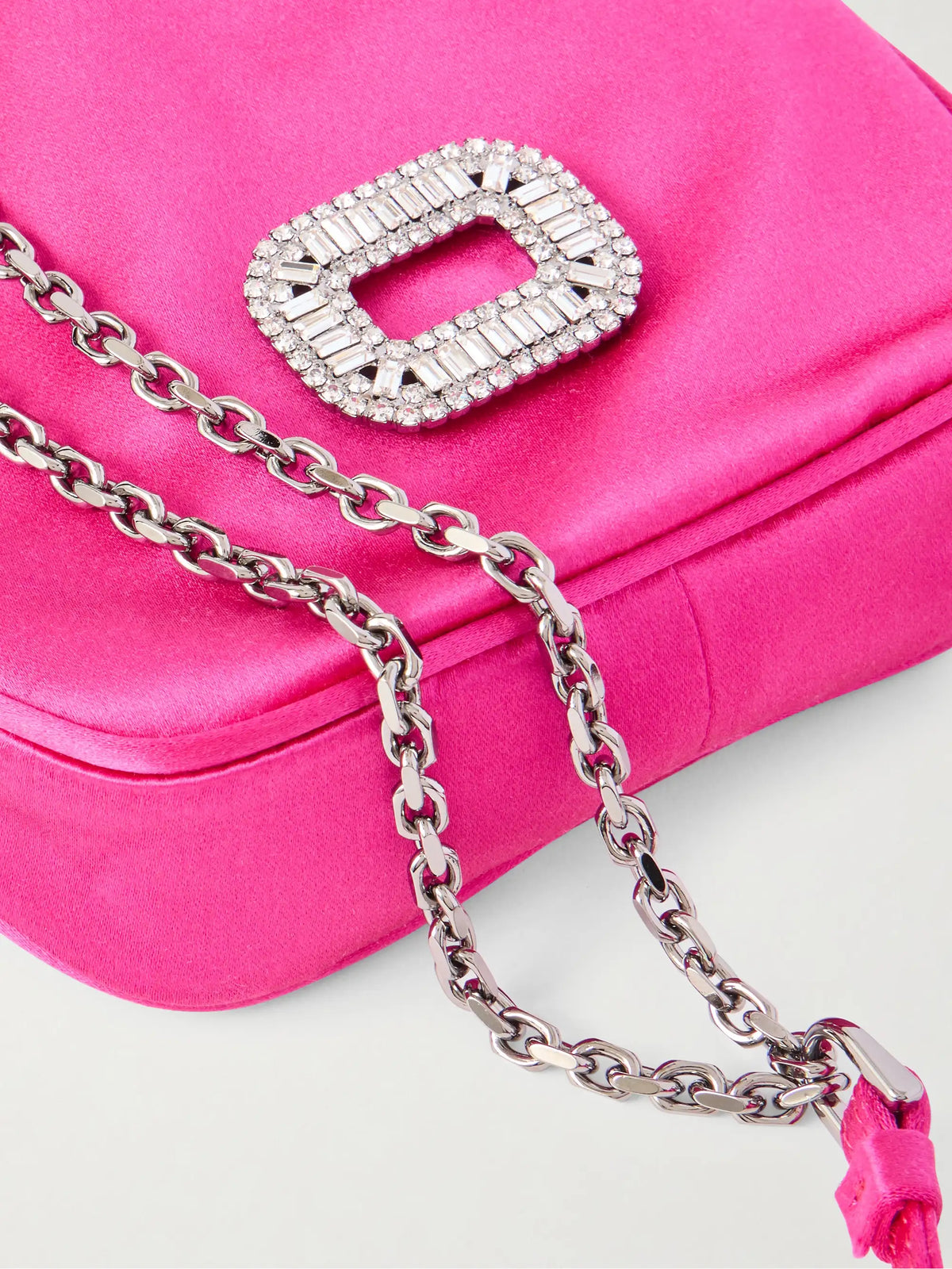 Pilgrim Nano Crystal-embellished Satin Shoulder Bag