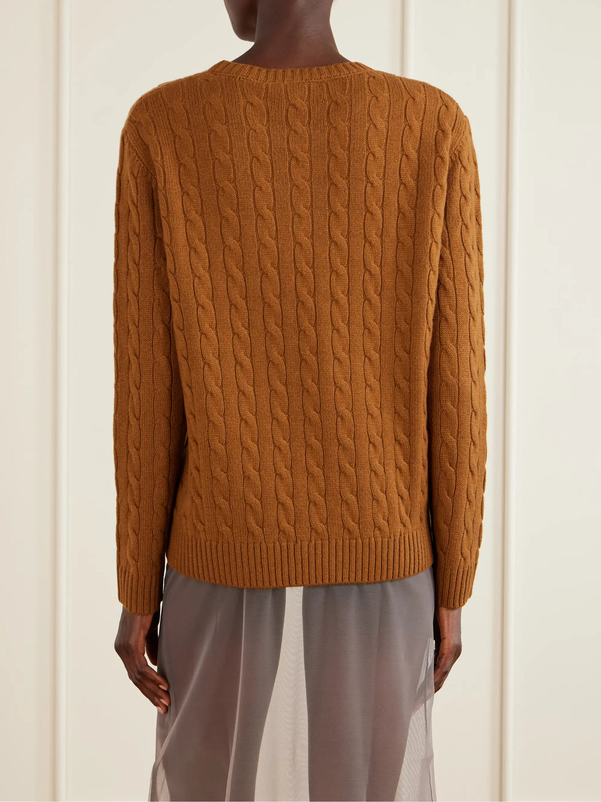 Valentino Garavani Cable-knit Cashmere Sweater