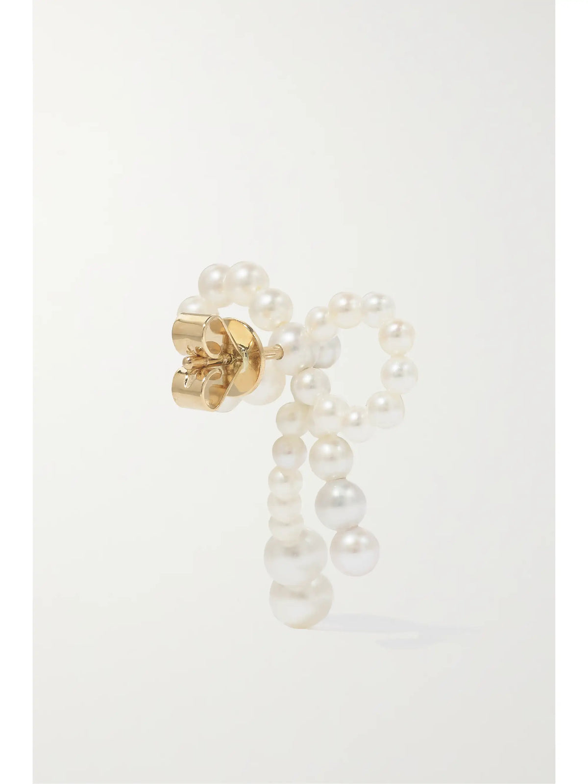 Rosette De Perles 14-karat Gold Pearl Earrings