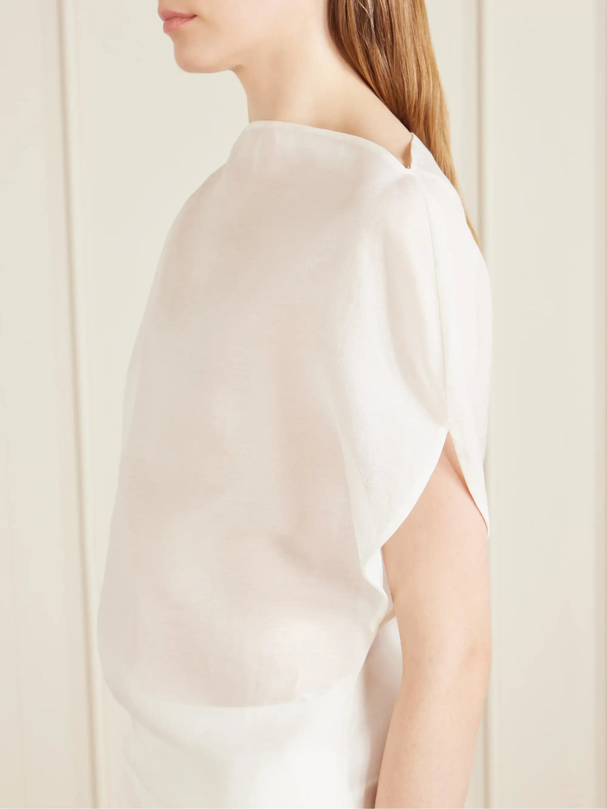 Poppi Cotton And Silk-blend Blouse