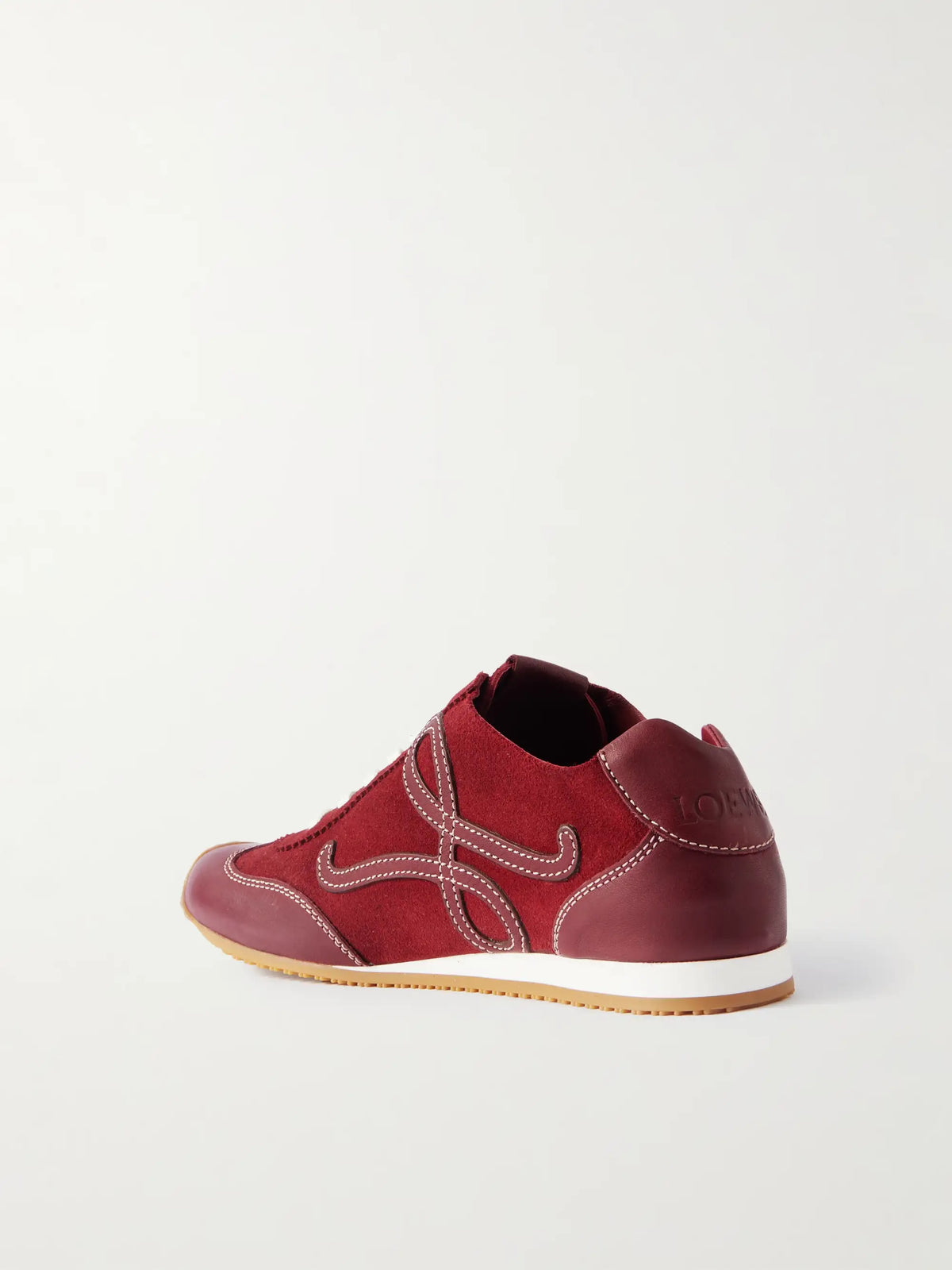 Ballet Runner 2.0 Logo-appliquéd Leather And Suede Sneakers
