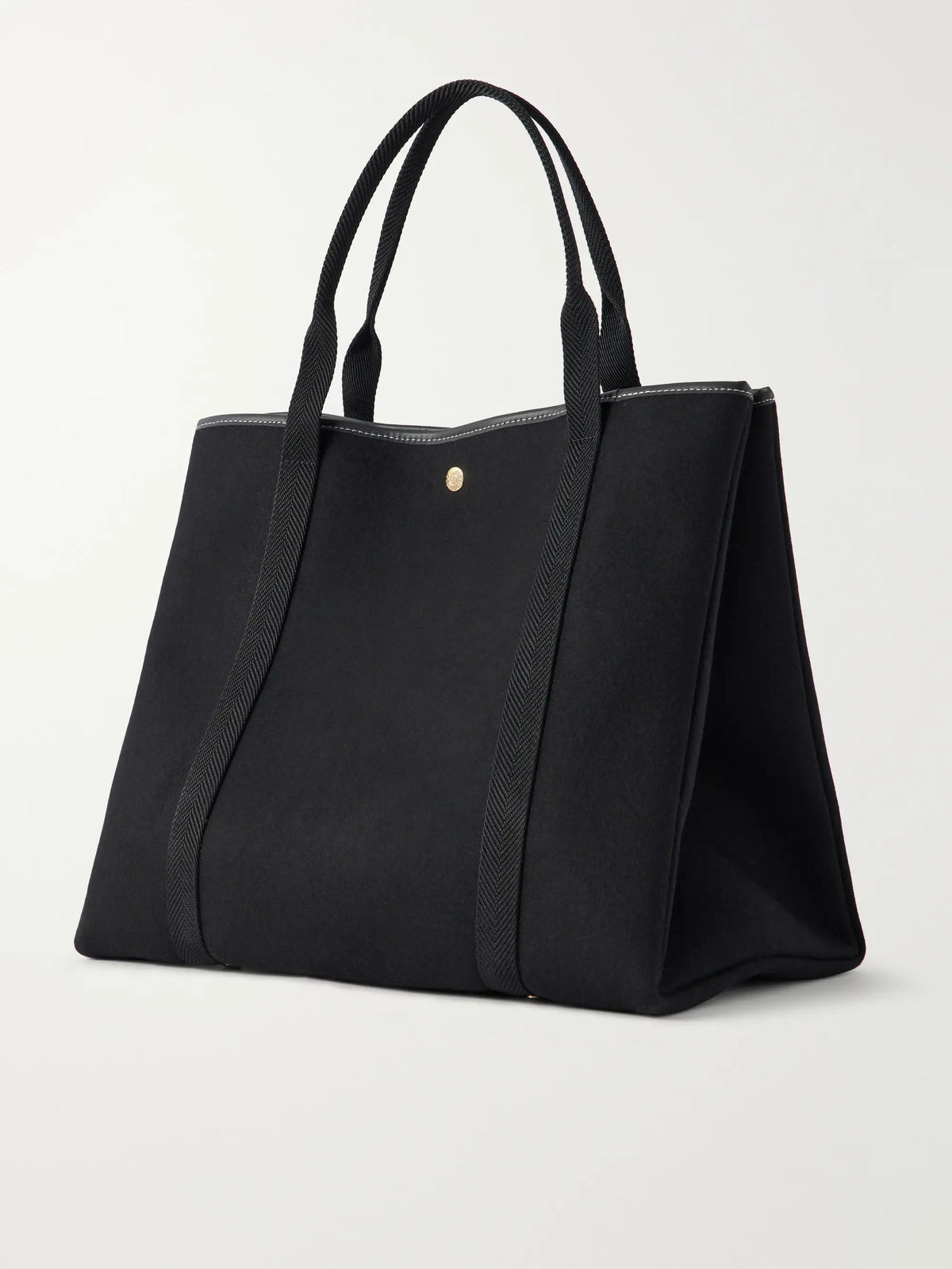 RUE de VERNEUIL Traversée Leather-trimmed Canvastote