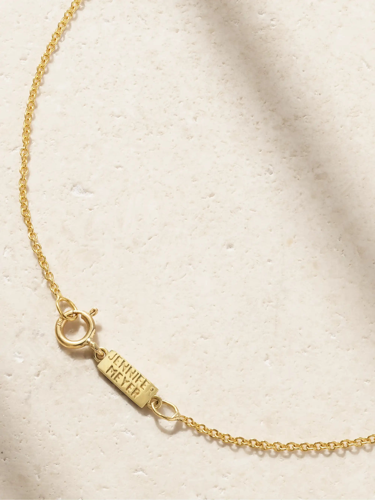 Mini Clover 18-karat Gold Necklace