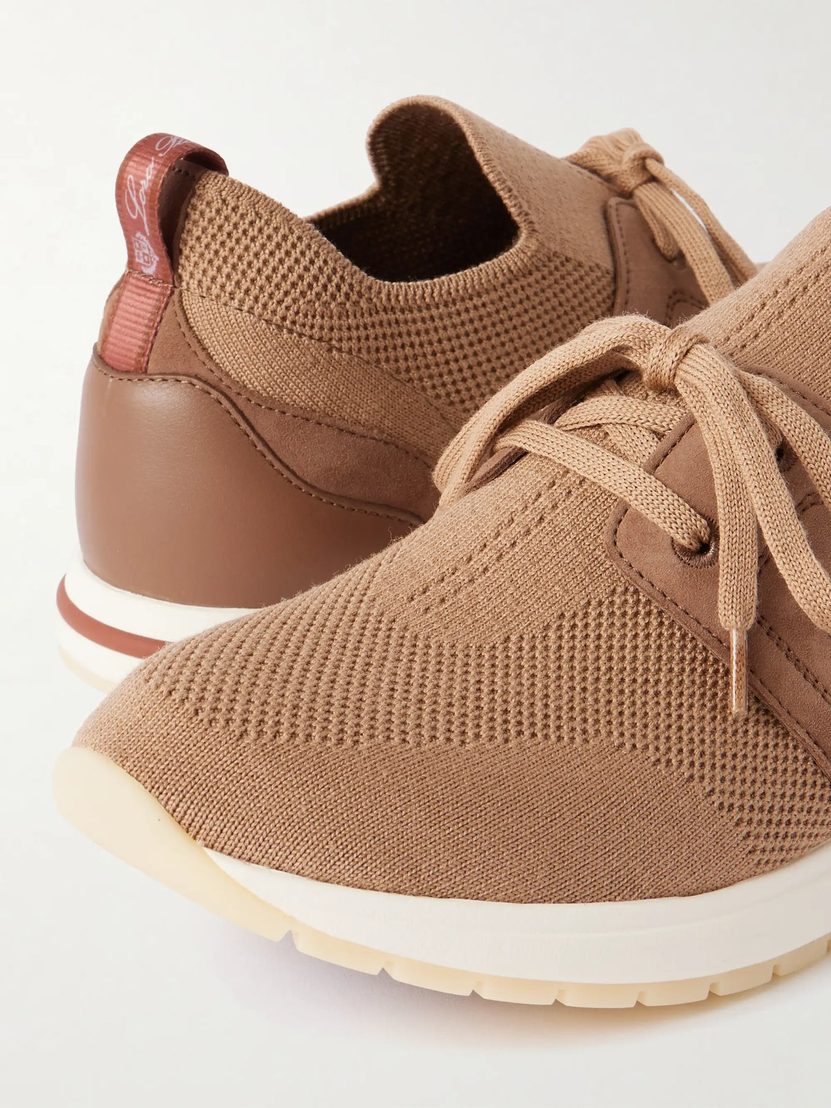 360 Lp Flexy Walk Suede And Leather-trimmed Wool Sneakers