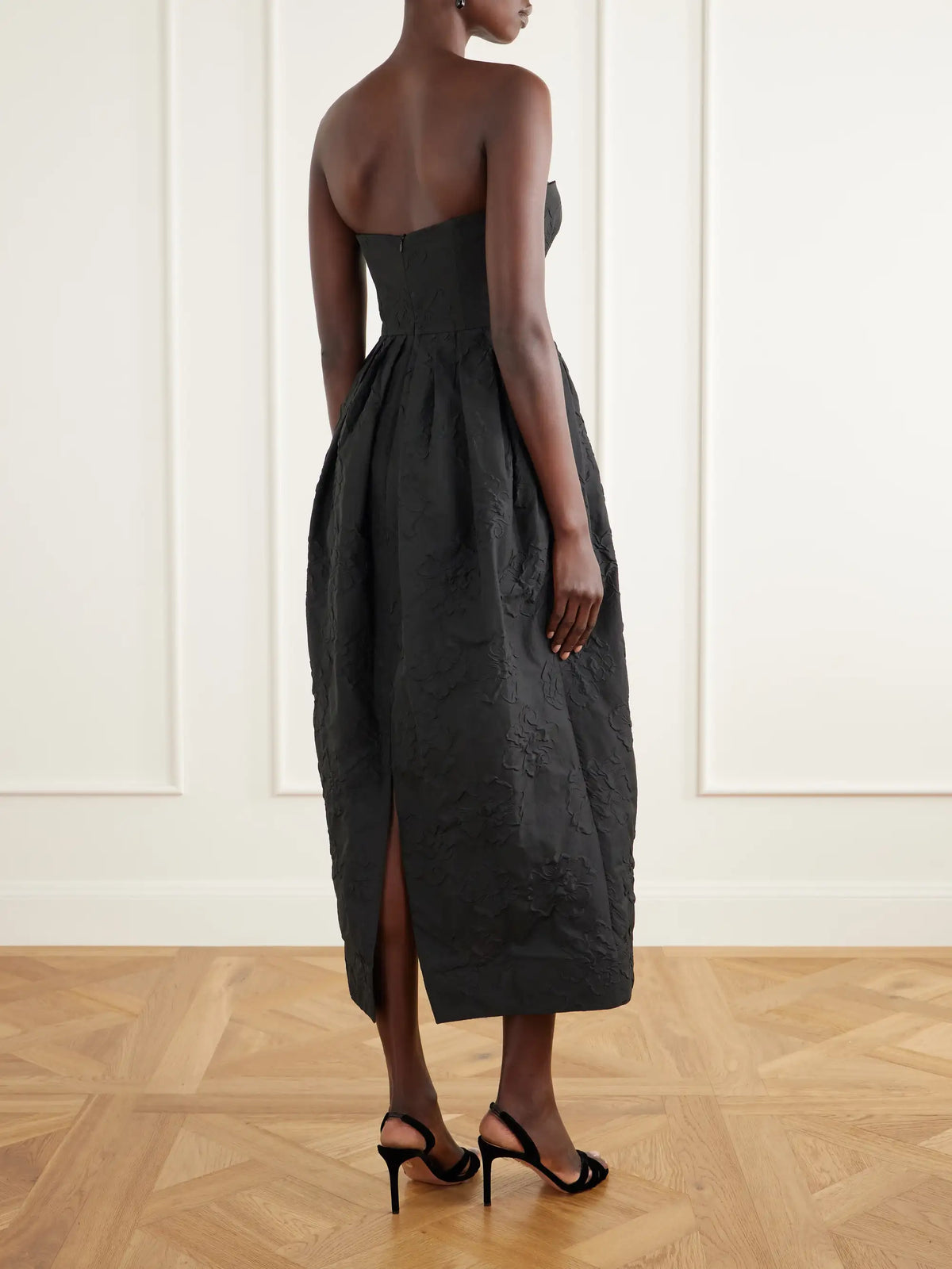 Ulla Johnson Katerina Pleated Floral-jacquard Cloqué Gown