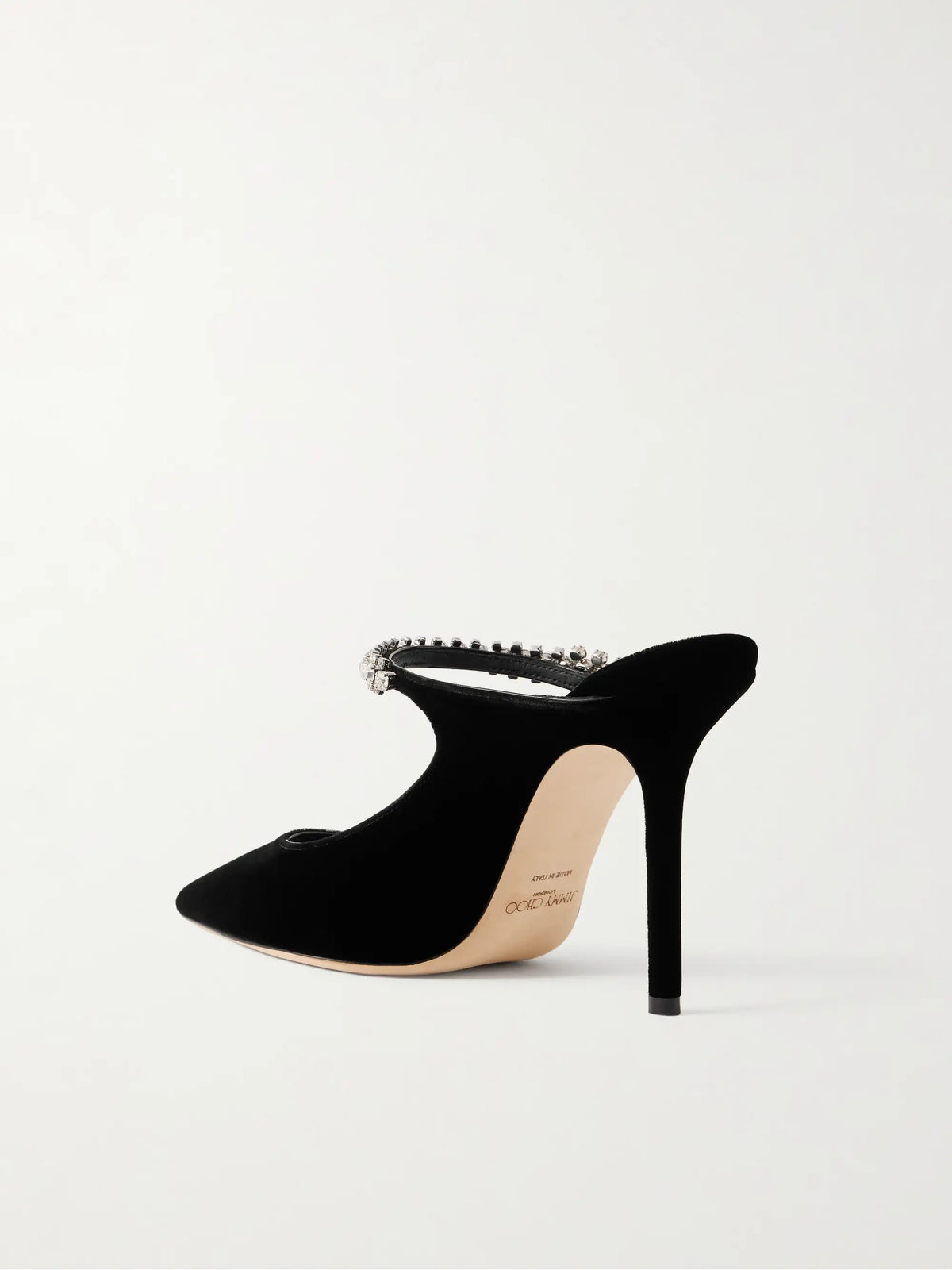 Bing 100 Crystal-embellished Velvet Pumps