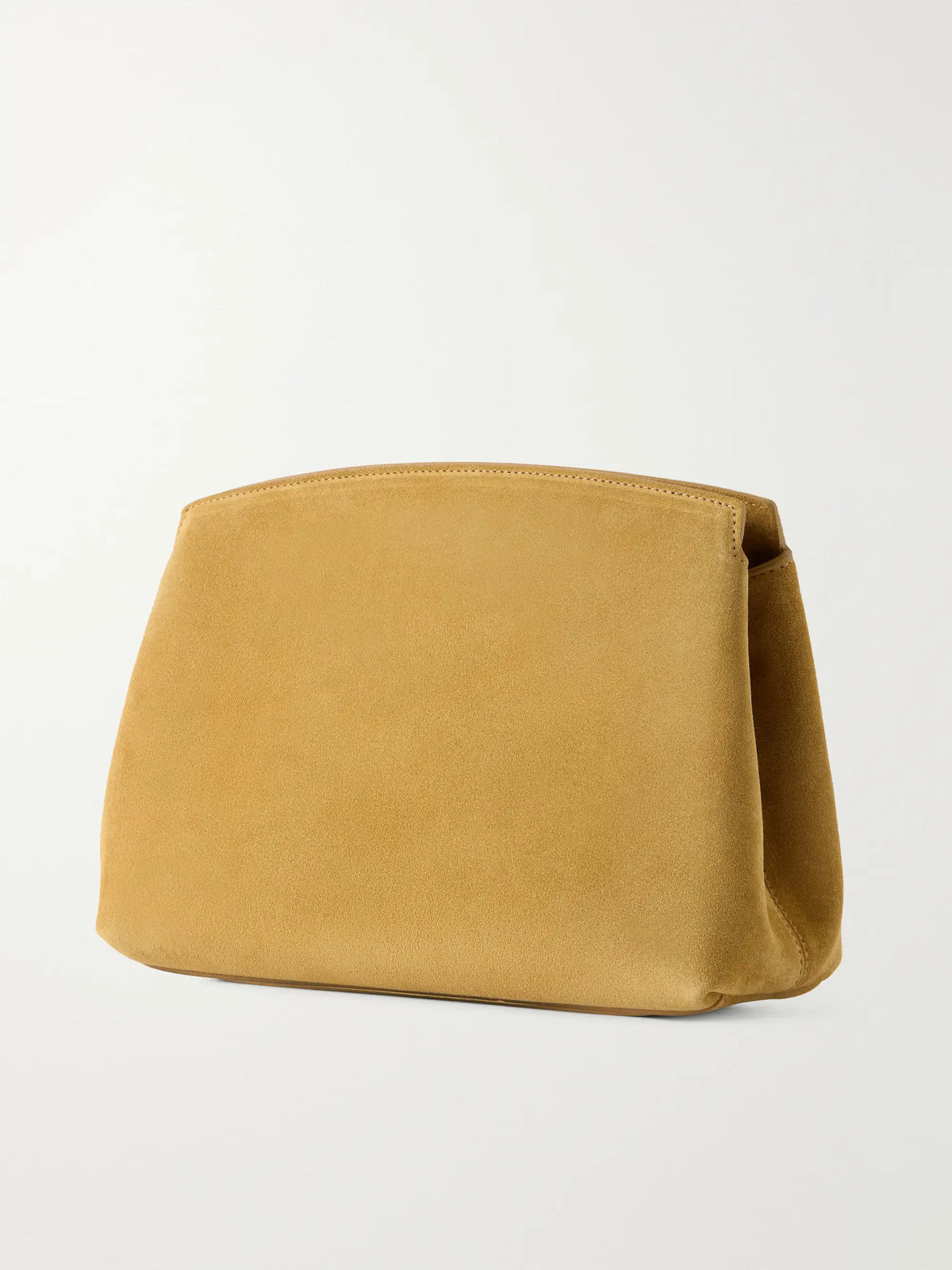 Pushlock Suede Clutch