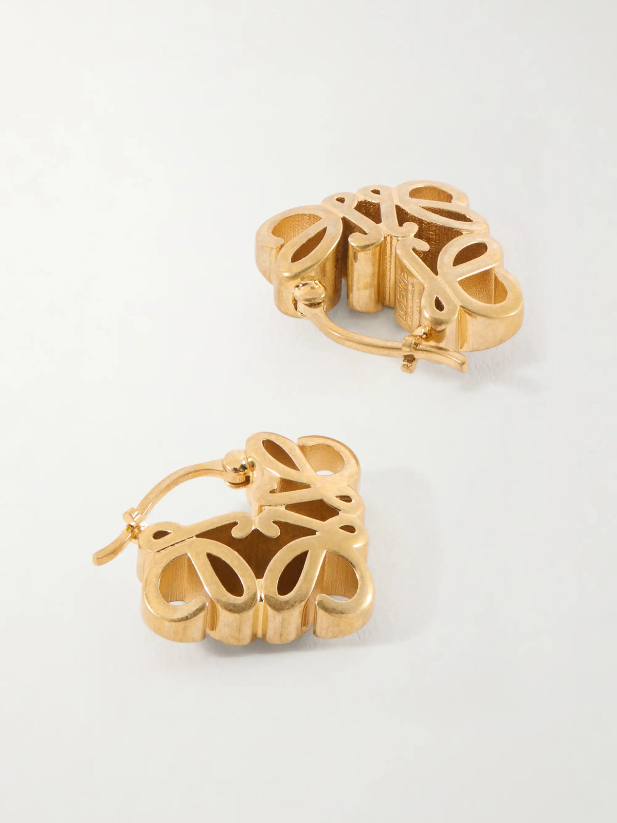 Anagram Bombé Gold-tone Earrings
