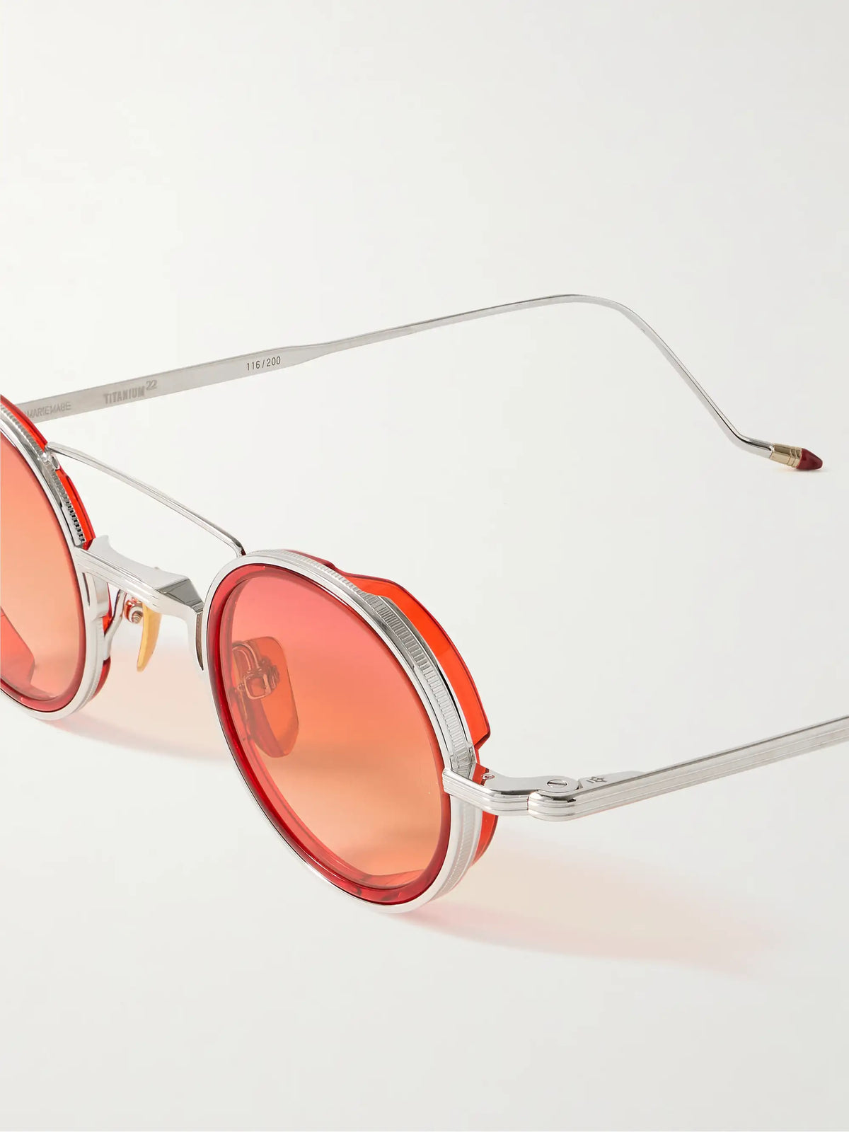 Ringo 2 Round-frame Silver-tone Sunglasses