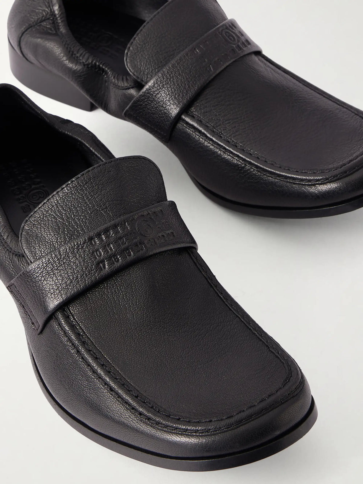 MM6 MAISON MARGIELA Leather Penny Loafers