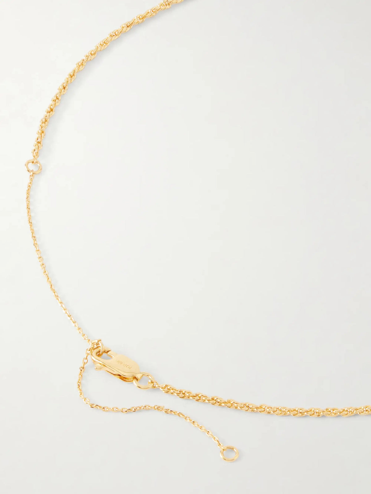 Drop Gold-plated Onyx Necklace