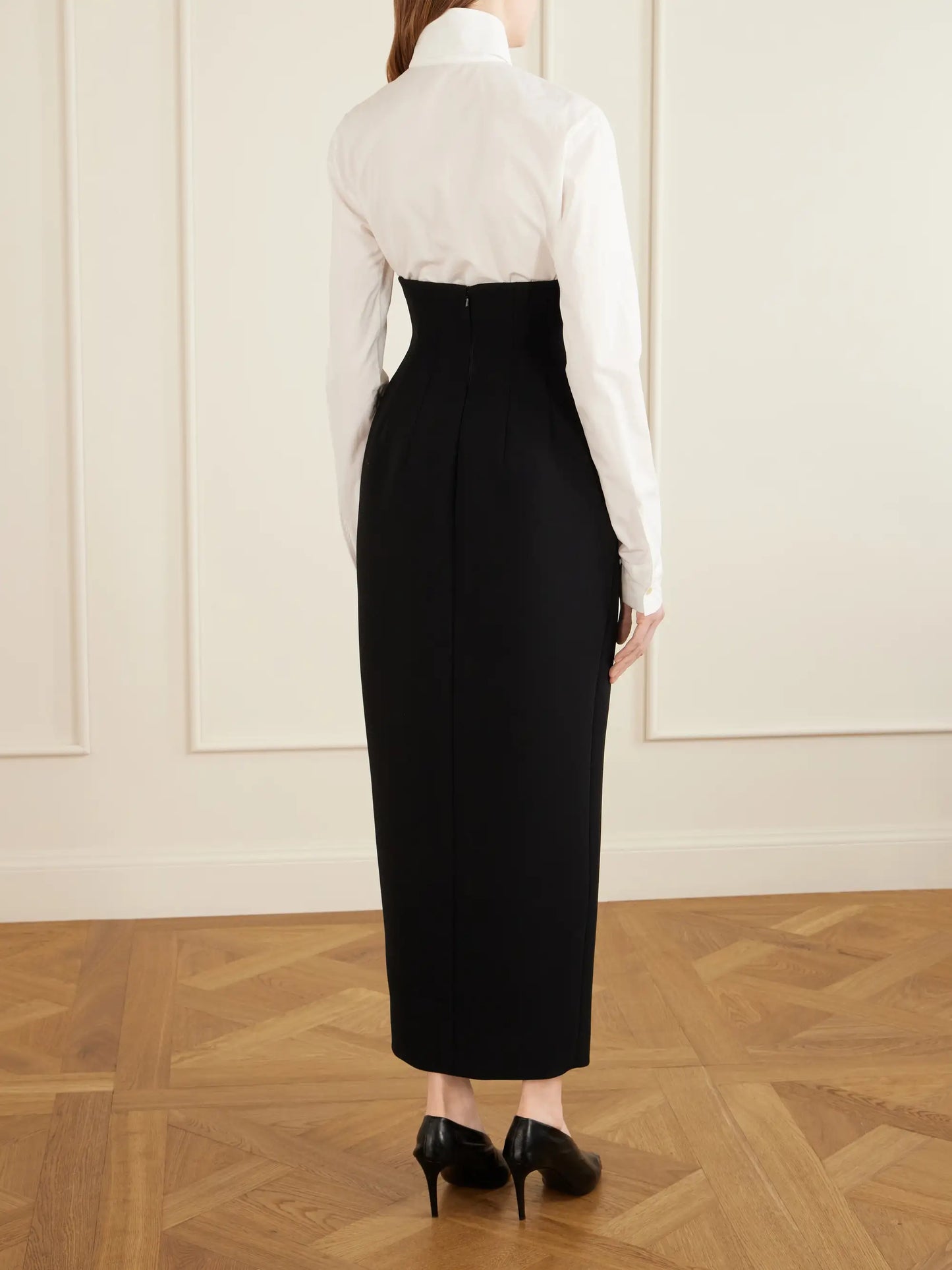 Luiza Crepe Midi Skirt