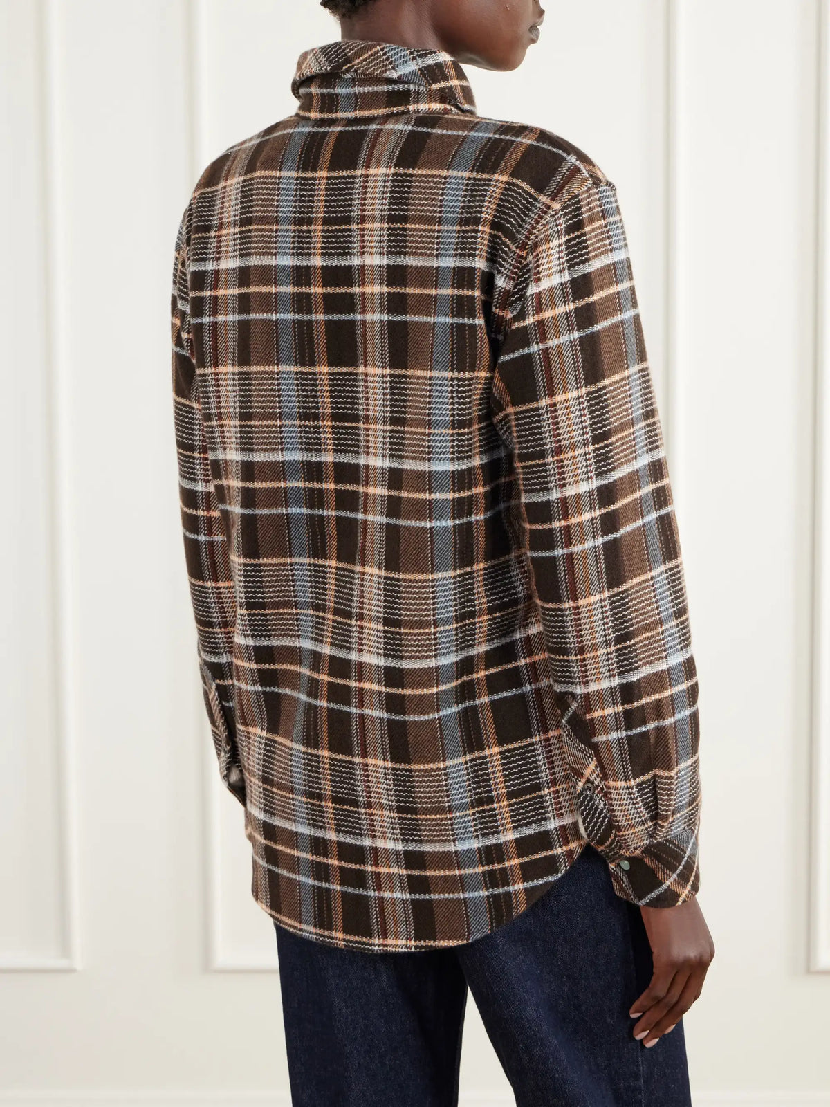 God's True Wilderness Checked Cashmere Shirt