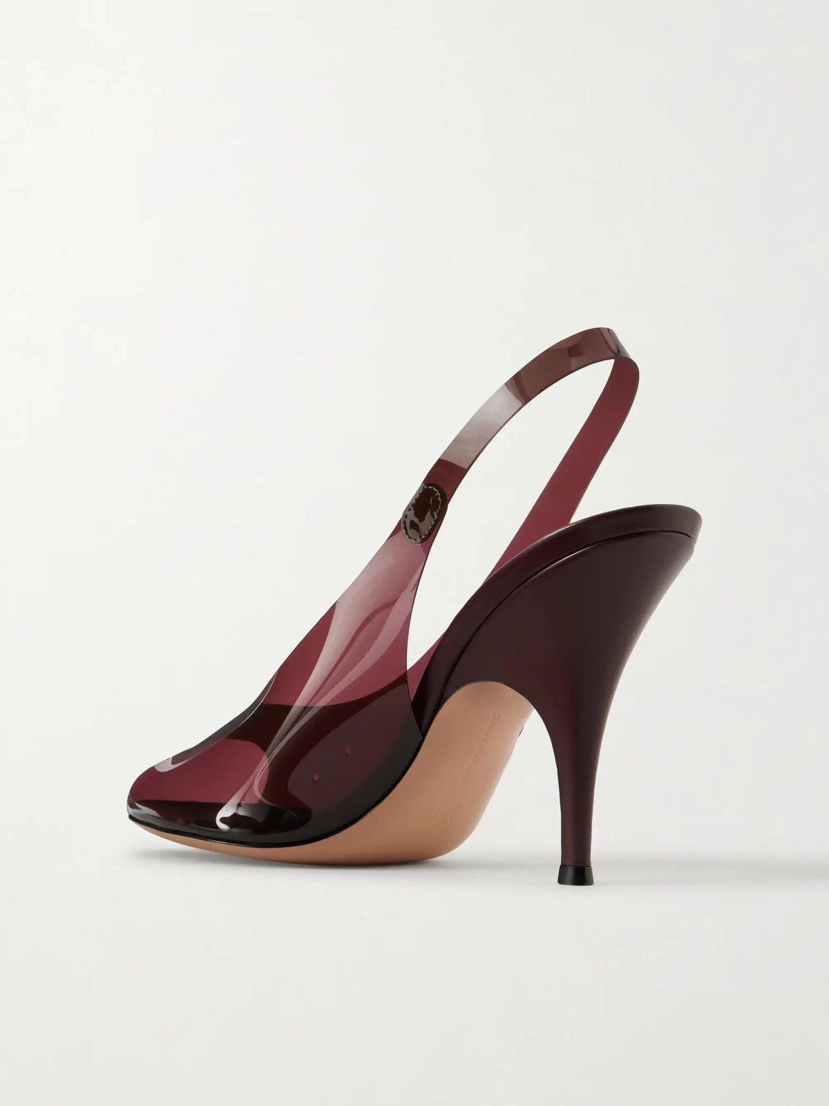 95 Pvc Slingback Pumps