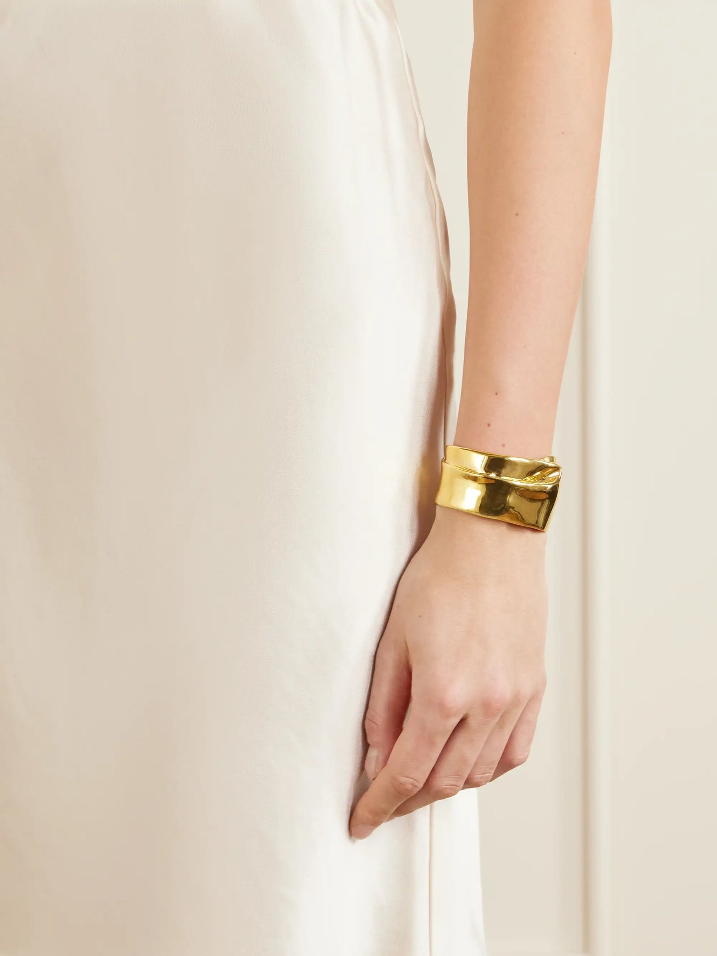 Barb Satin Midi Skirt