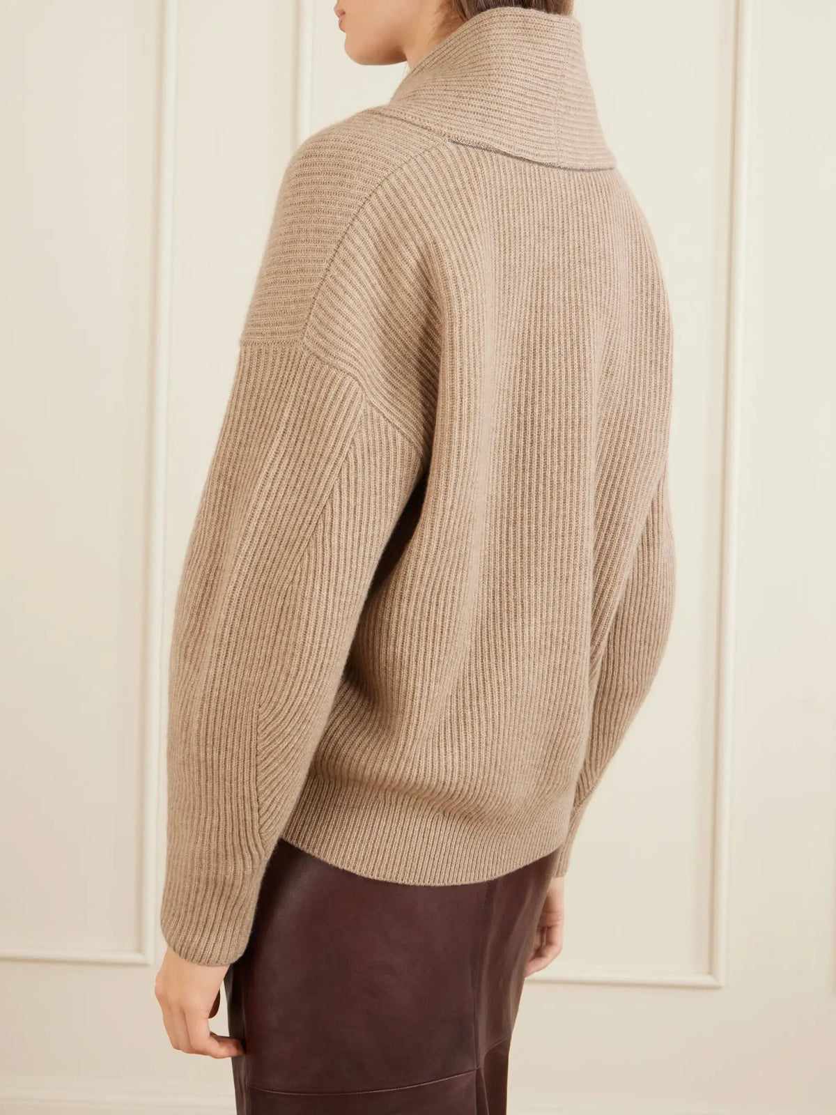 Brunello Cucinelli Ribbed-knit Cashmere Sweater
