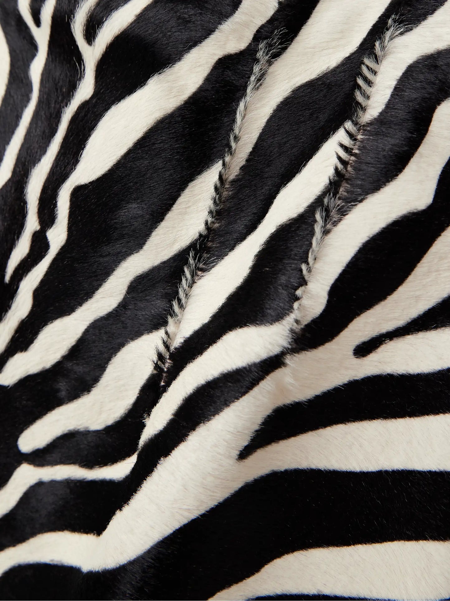 Loxley Zebra-print Calf Hair Midi Skirt